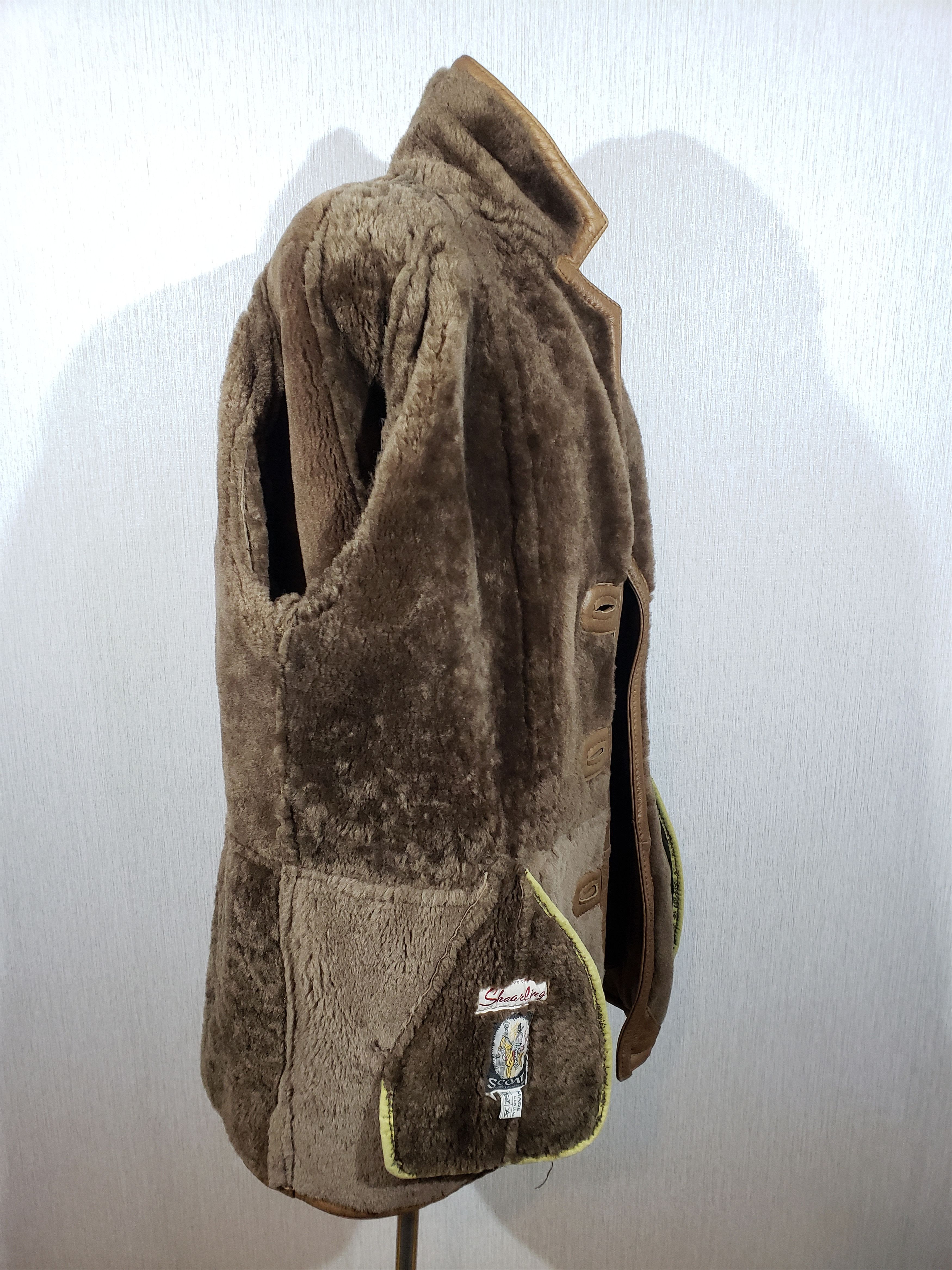 Other Brown men's sheepskin coat. Size US L / EU 52-54 / 3 - 6 Thumbnail