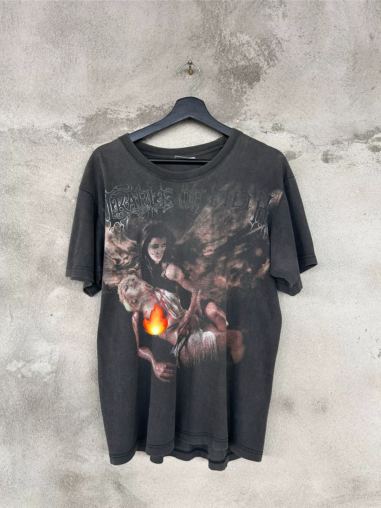 Vintage Vintage 90s Cradle Of Filth Tee Size US M / EU 48-50 / 2 - 1 Thumbnail