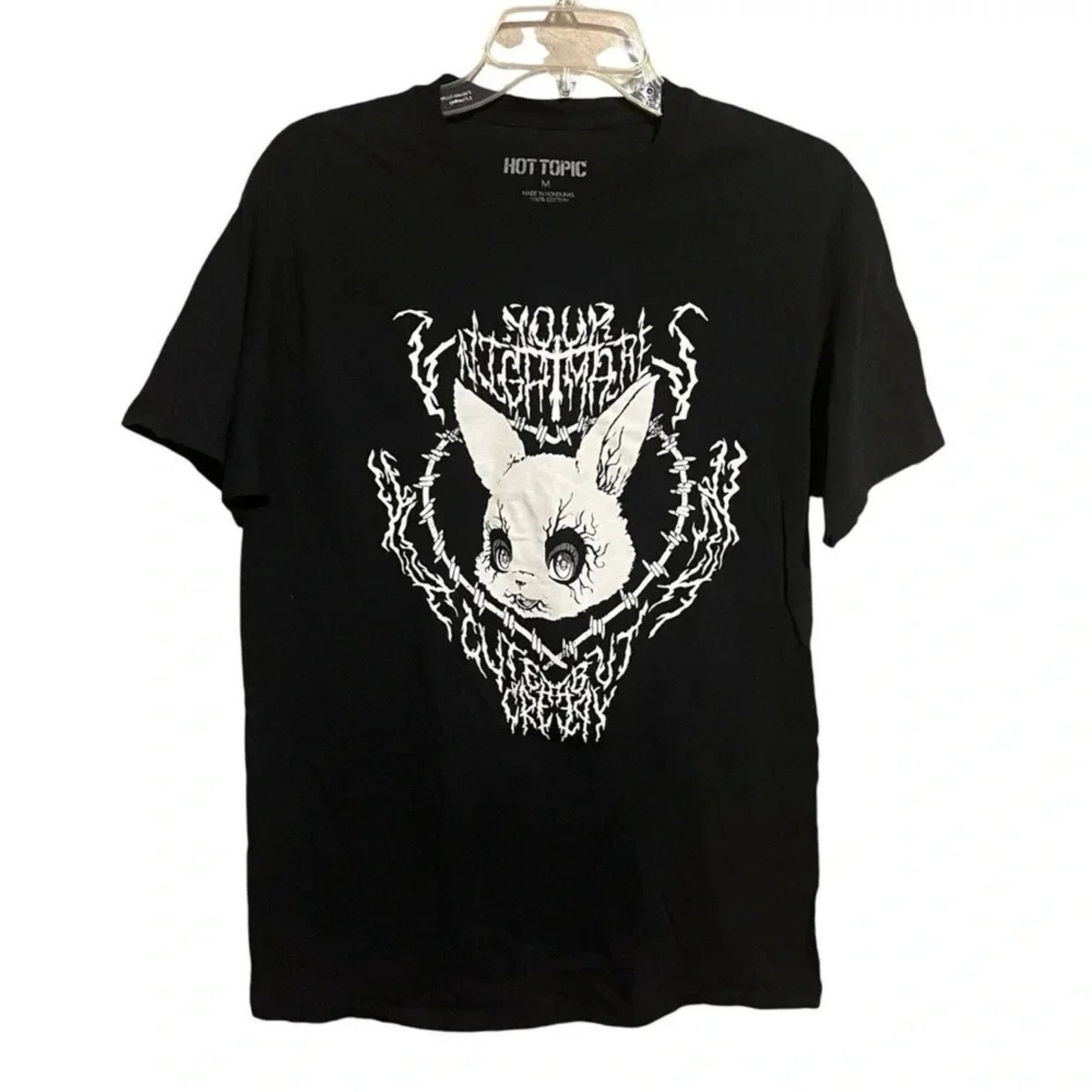 Hot Topic Your Nightmare Cute But Creepy Bunny Rabbit Tshirt Size M Size US M / EU 48-50 / 2 - 1 Thumbnail