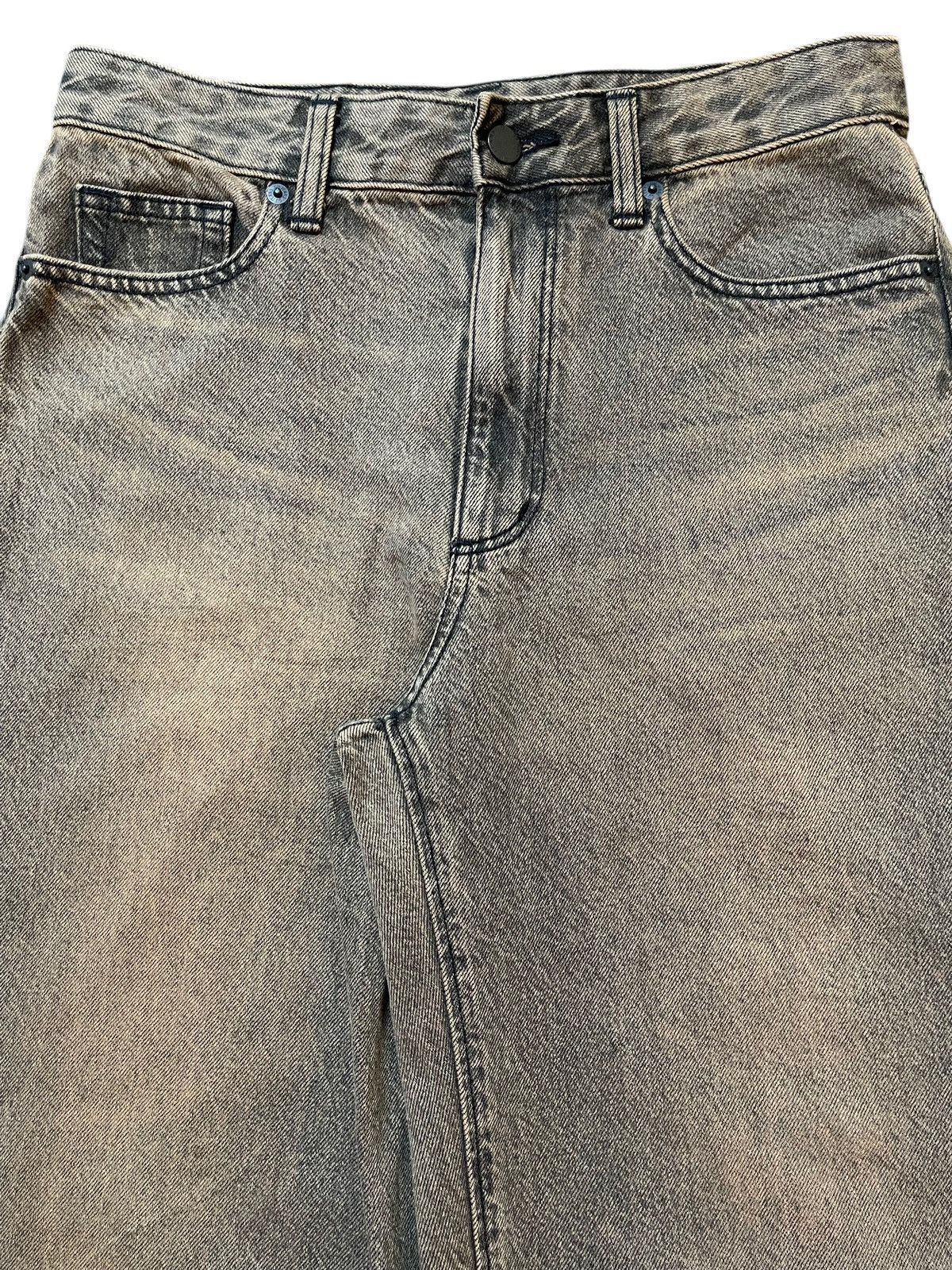 GU Vintage Japanese GU Mud Wash Faded Baggy Jeans Size US 29 - 4 Thumbnail