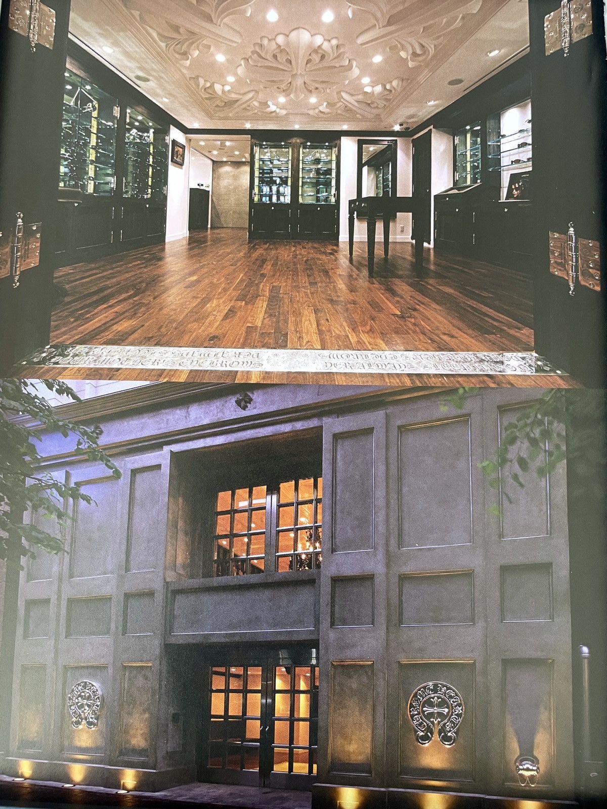 Chrome Hearts × Vintage Chrome Hearts Ginza Showroom Poster framed 9x11 Size ONE SIZE - 2 Thumbnail