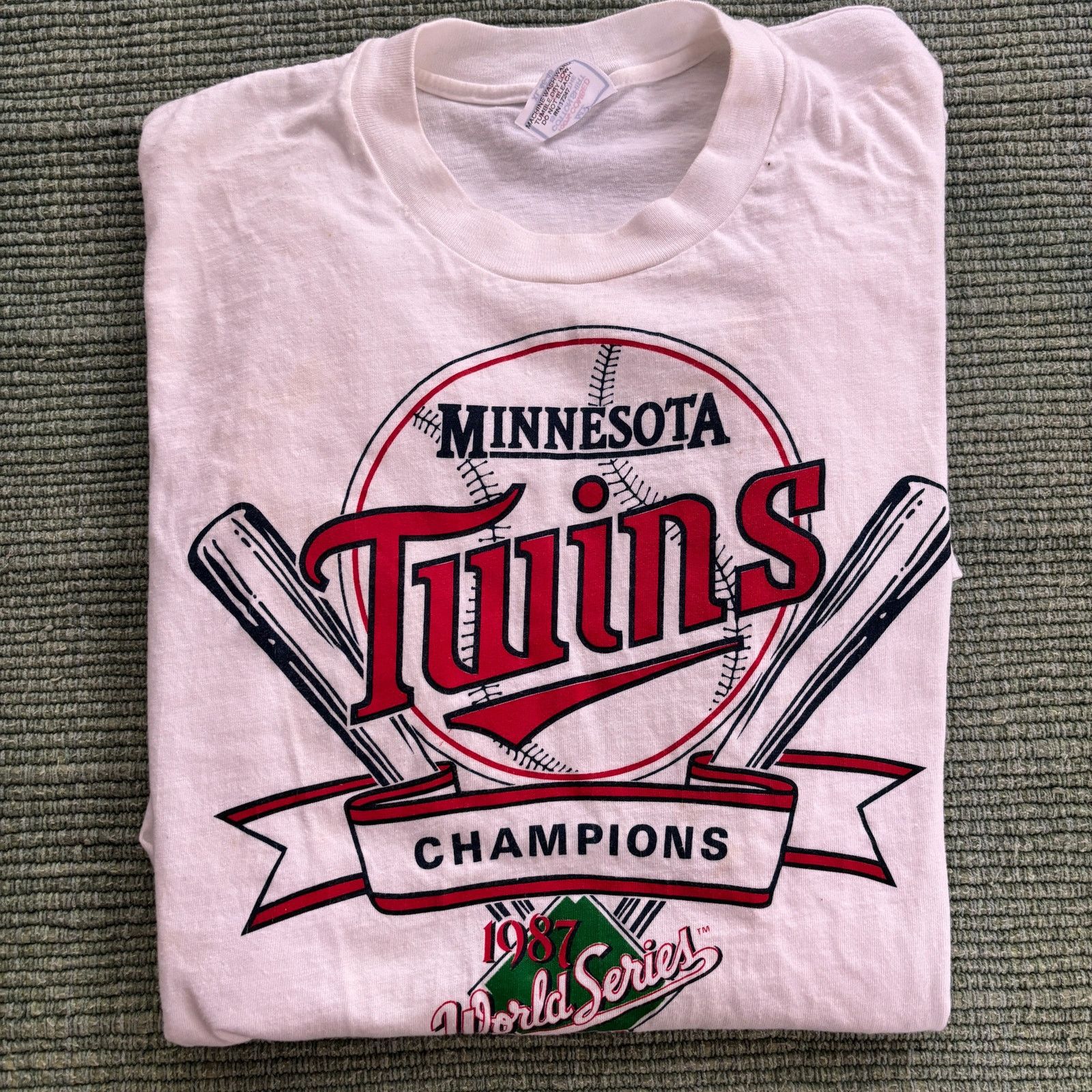 Starter × Vintage Vintage 1987 Minnesota Twins World Series Champions Tee XL Size US XL / EU 56 / 4 - 1 Thumbnail