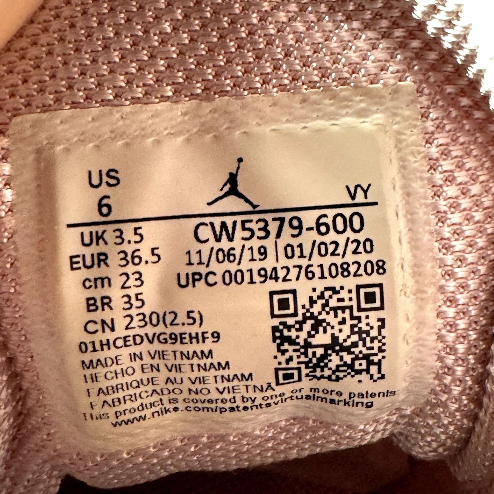 Jordan Brand × Nike Wmns Air Jordan 1 Mid Digital Pink Women's Shoes - Size 6 Size US 6 / IT 36 - 7 Thumbnail