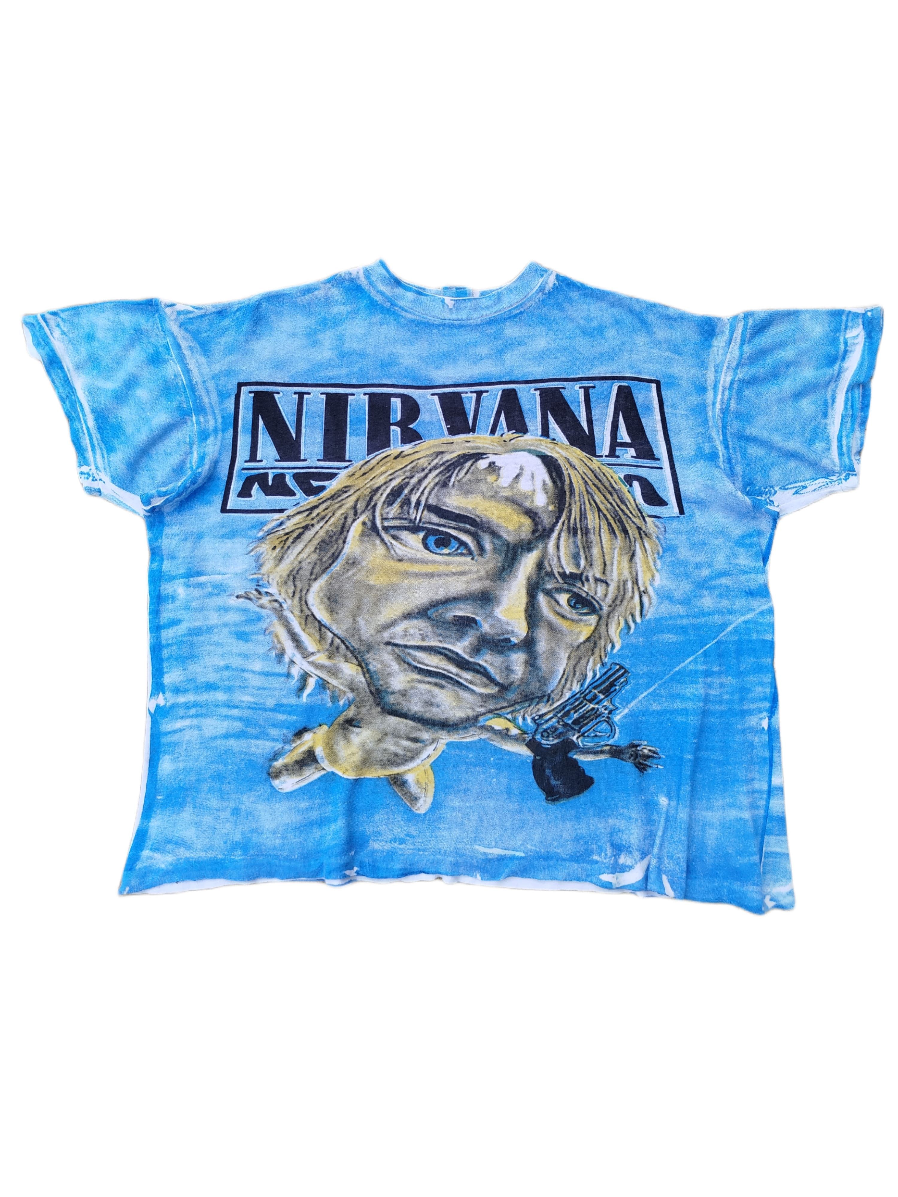 Vintage Vintage Rare Nirvana Nevermind Shirt Size US XL / EU 56 / 4 - 1 Thumbnail