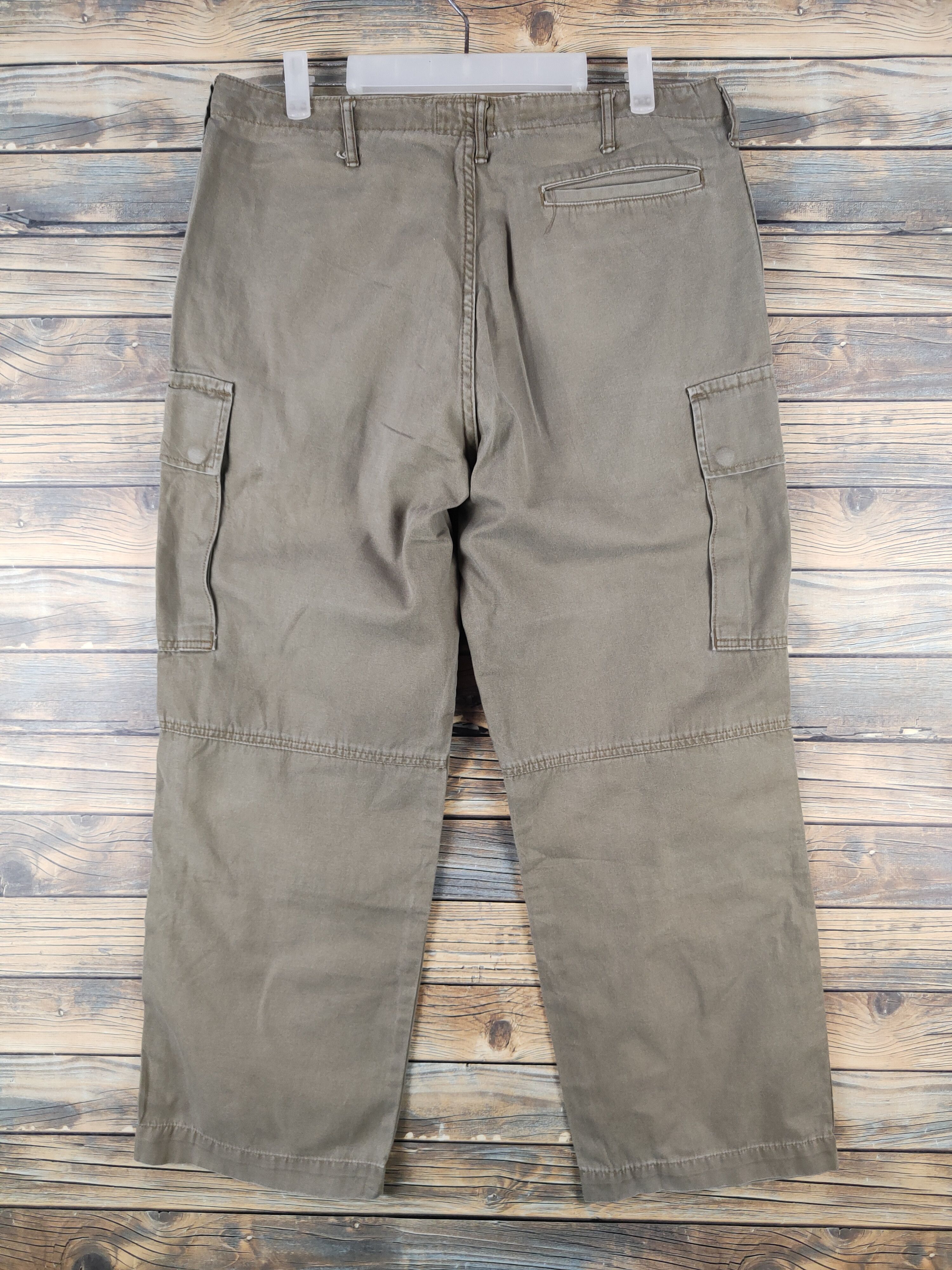 Japanese Brand DL Blue Way Brown Multipocket Tactical Cargo Pants #1334 Size US 34 / EU 50 - 7 Thumbnail