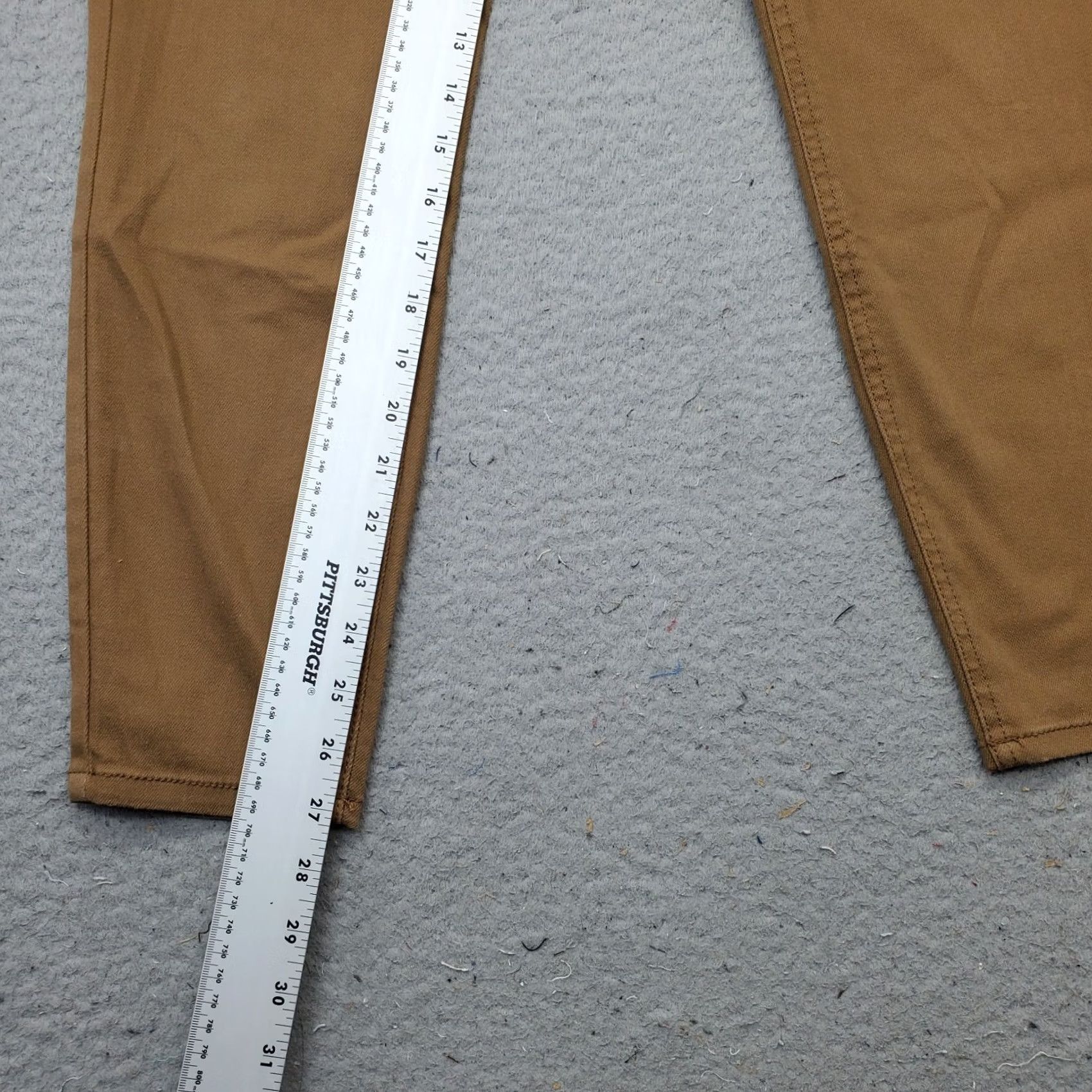 Vintage Vanilla Star Cargo Pants Womens 27/5 Tan Cotton Blend Classic Tapered Leg Size 27" / US 4 / IT 40 - 4 Thumbnail