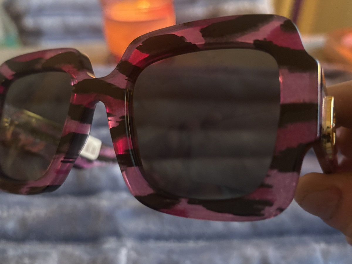 Gucci Gucci Women’s Fuchsia Leopard print Sunglasses Size ONE SIZE - 8 Thumbnail