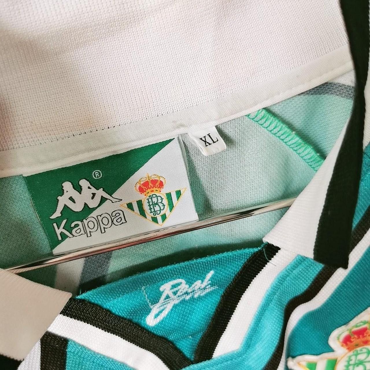 Kappa Real Betis Spain 1995 1996 1997 Away Shirt Jersey Size US XL / EU 56 / 4 - 4 Thumbnail