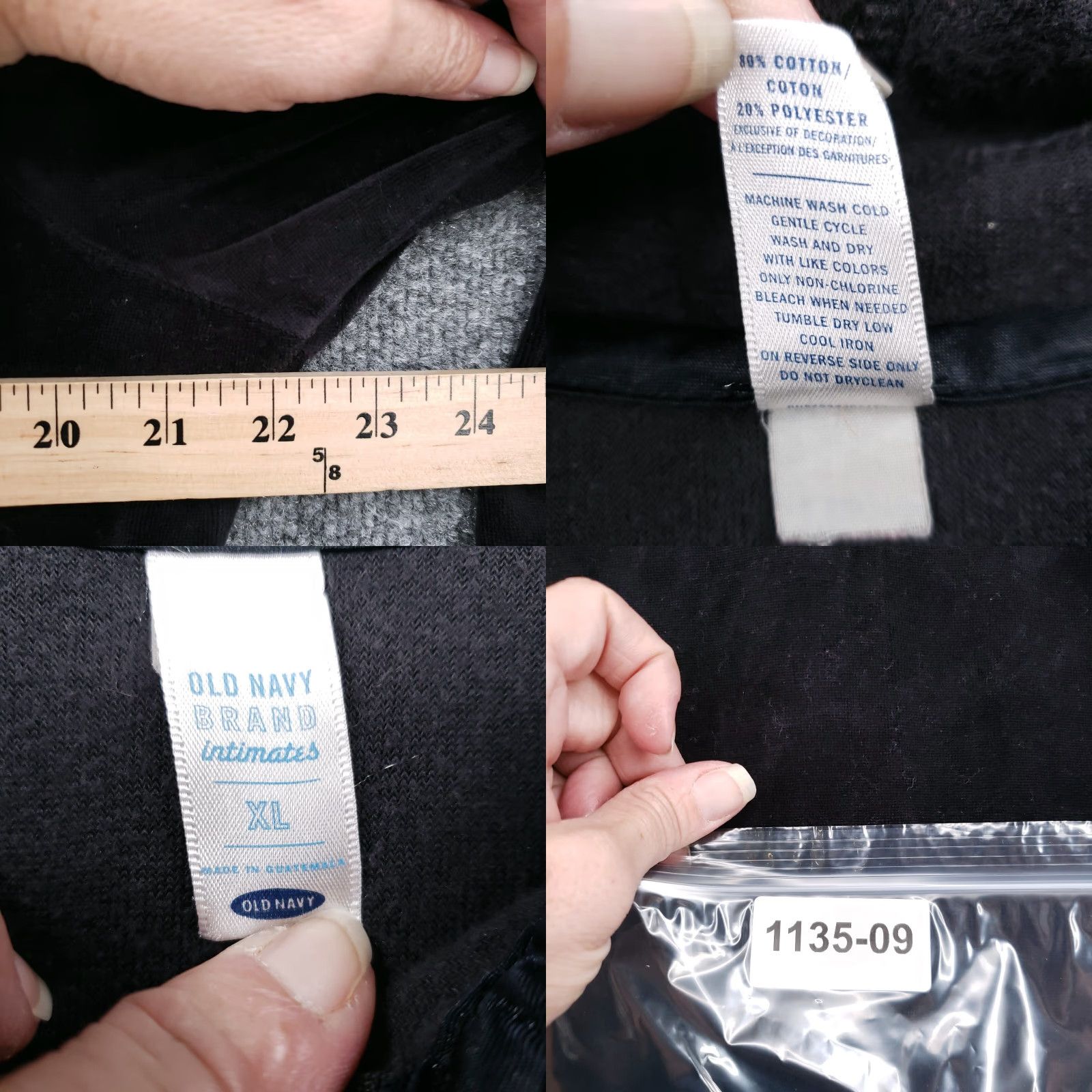 Old Navy VINTAGE Old Navy Jacket Womens XL Black Intimates Cropped Full Zip Long Sleeves Fleece Size XL / US 12-14 / IT 48-50 - 8 Thumbnail