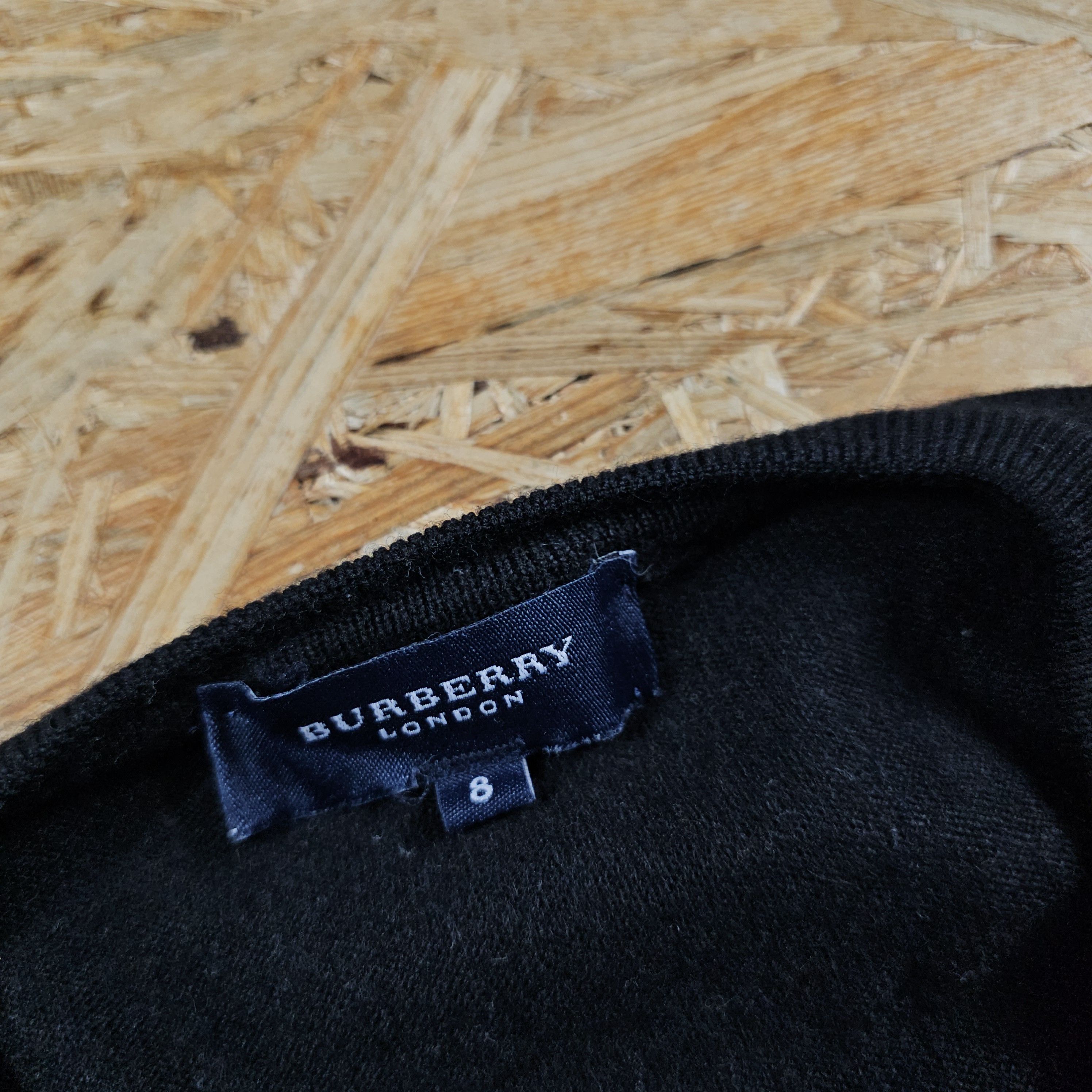 Burberry × Japanese Brand × Vintage BURBERRY LONDON MERINO WOOL VINTAGE JUMPER KNIT XL Size US XL / EU 56 / 4 - 3 Thumbnail