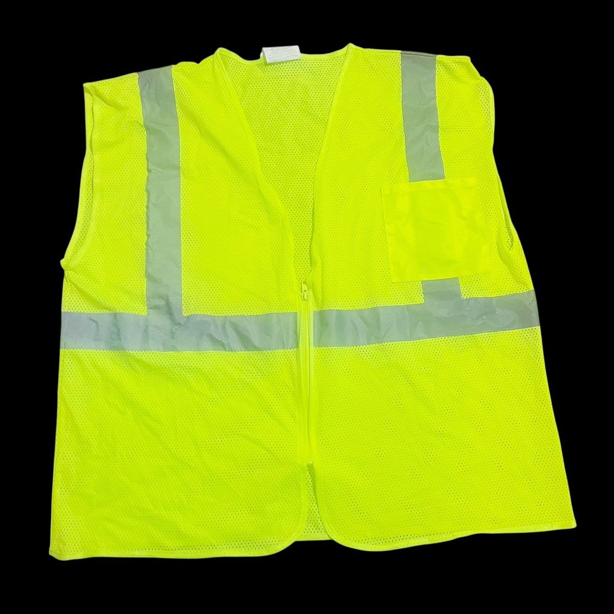 Other ANSI ISEA MESH HI VIS REFLECTIVE CONSTRUCTION SAFETY VEST XL Size US XL / EU 56 / 4 - 1 Thumbnail