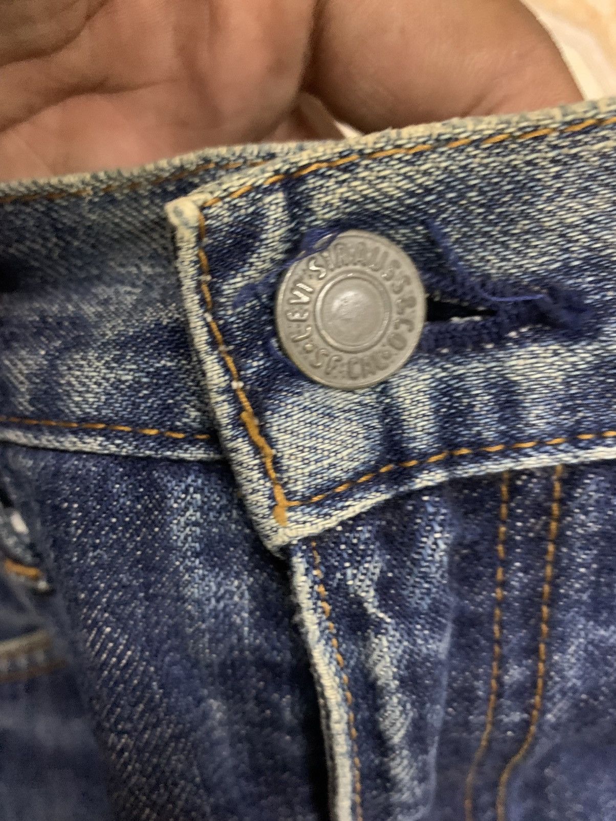 Levi's Levis Big E 502 Selvedge Japan distress Denim Size US 32 / EU 48 - 19 Thumbnail