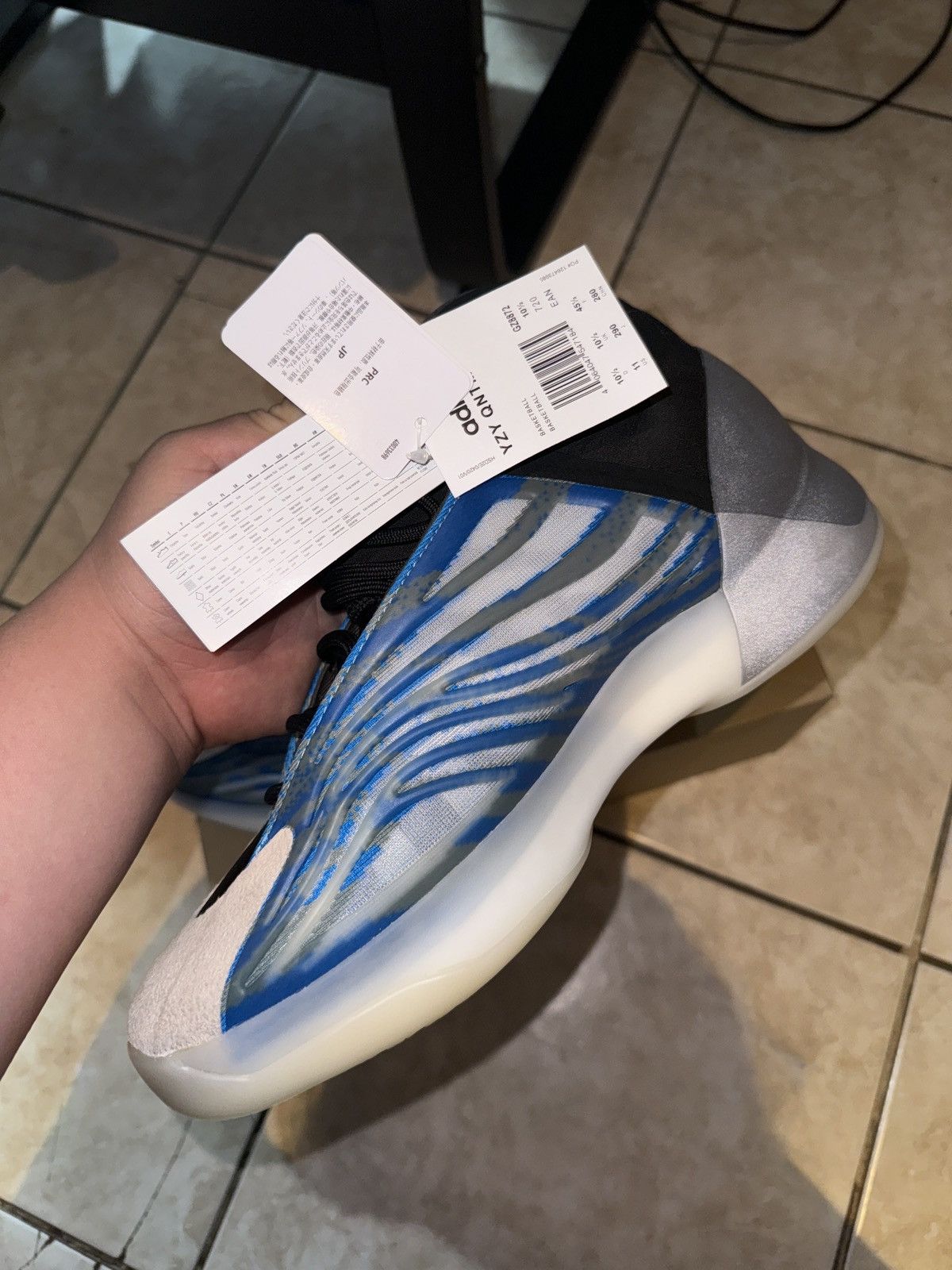 Adidas × Yeezy Yeezy qntm frozen blue Size US 11 / EU 44 - 2 Thumbnail