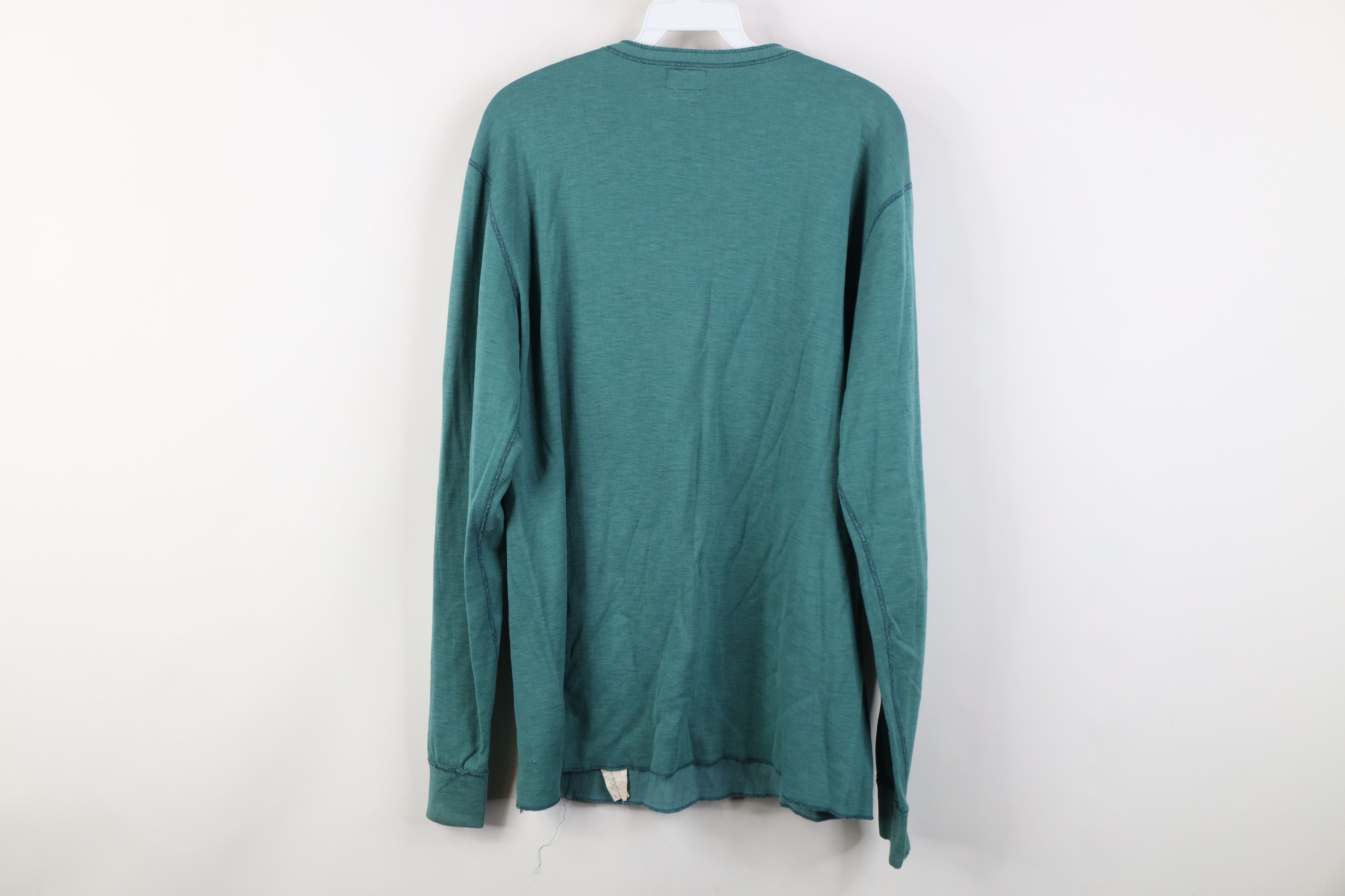 L.L. Bean Vintage 70s 80s LL Bean River Drivers Henley T-Shirt US Size US L / EU 52-54 / 3 - 14 Thumbnail