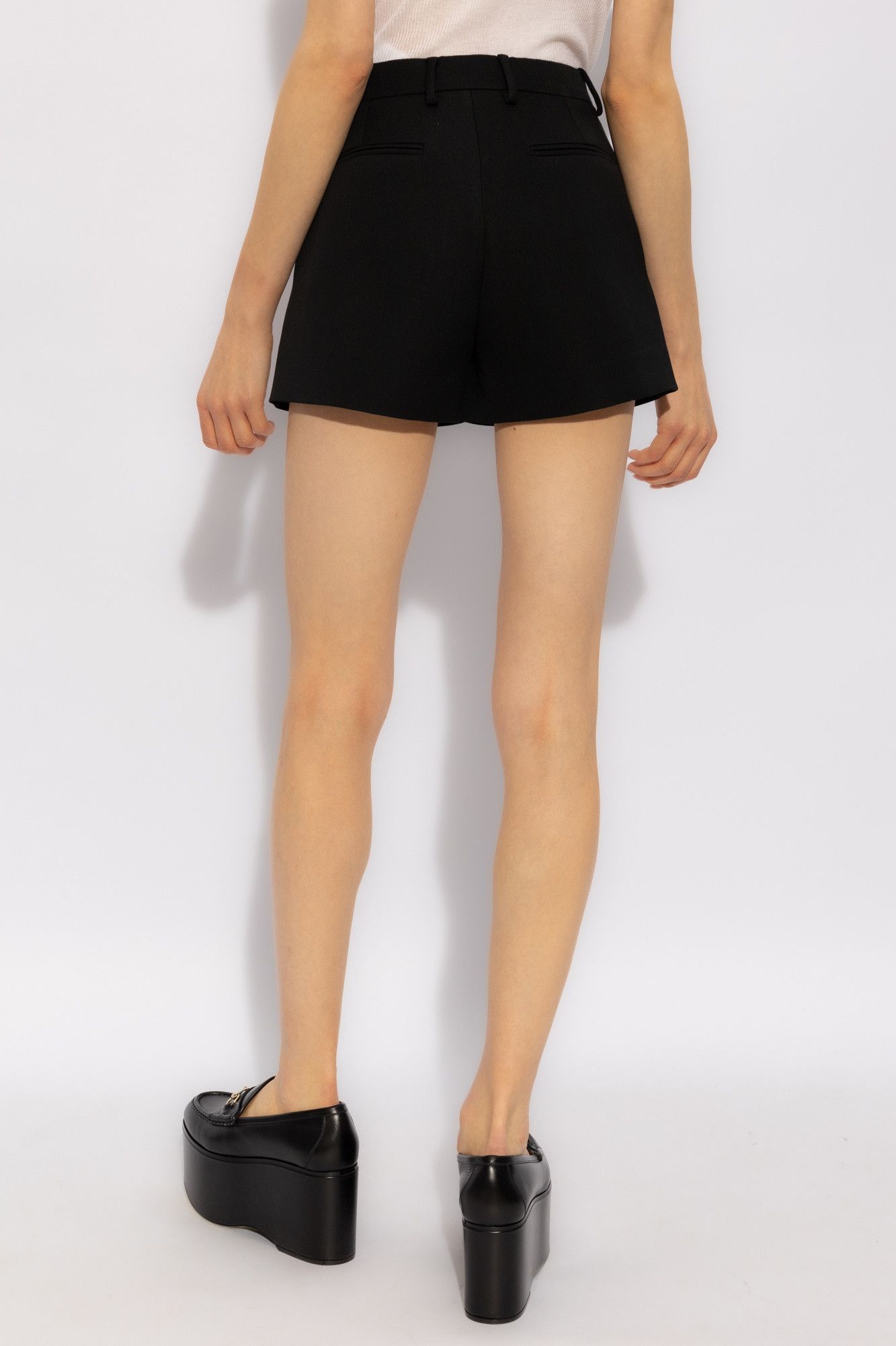 Gucci o1la5ras0526 Wool Shorts in Black Size 32" / US 10 / IT 46 - 4 Thumbnail