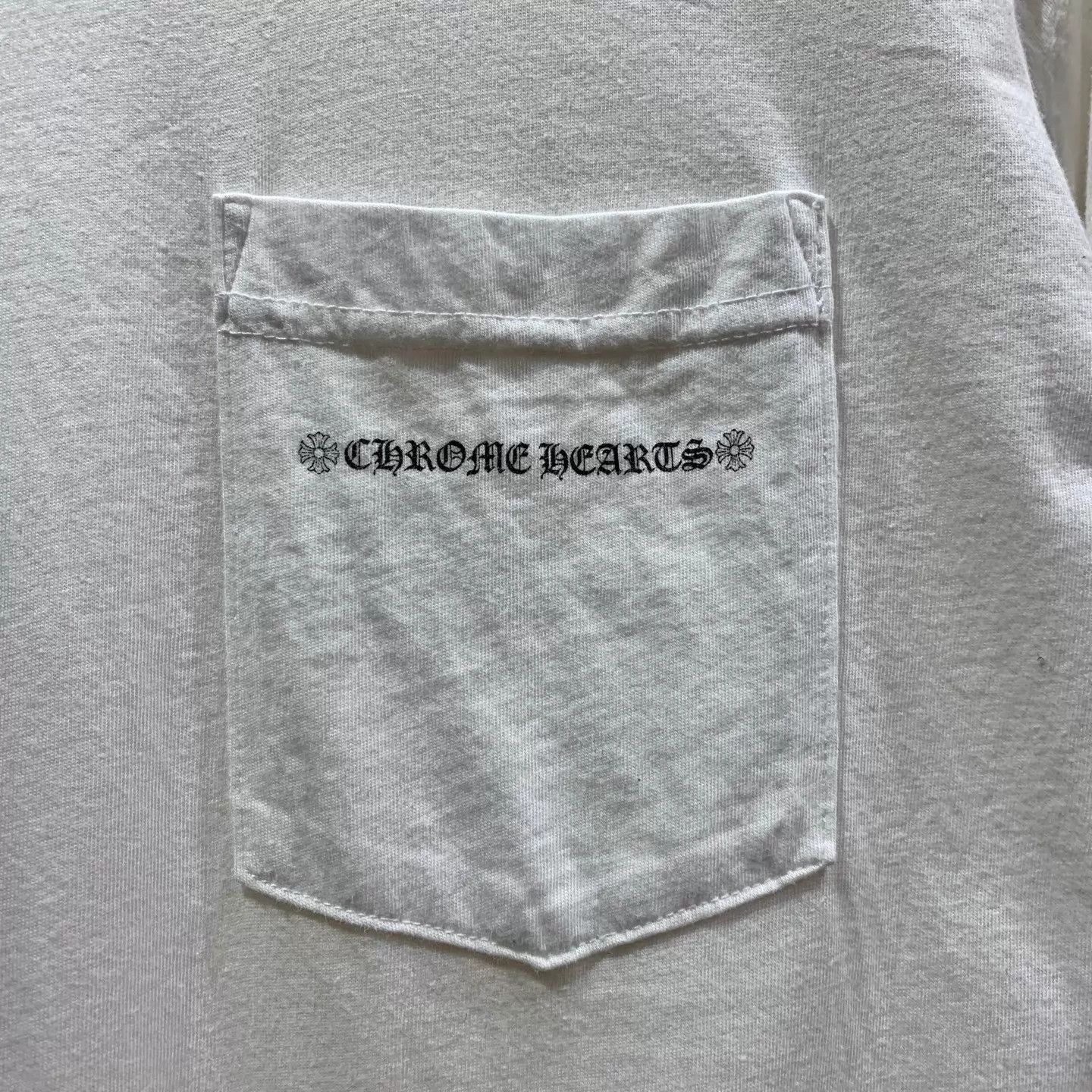 Chrome Hearts Chrome Hearts LS Tee Tbar & Back Dirty Words Size US M / EU 48-50 / 2 - 3 Thumbnail