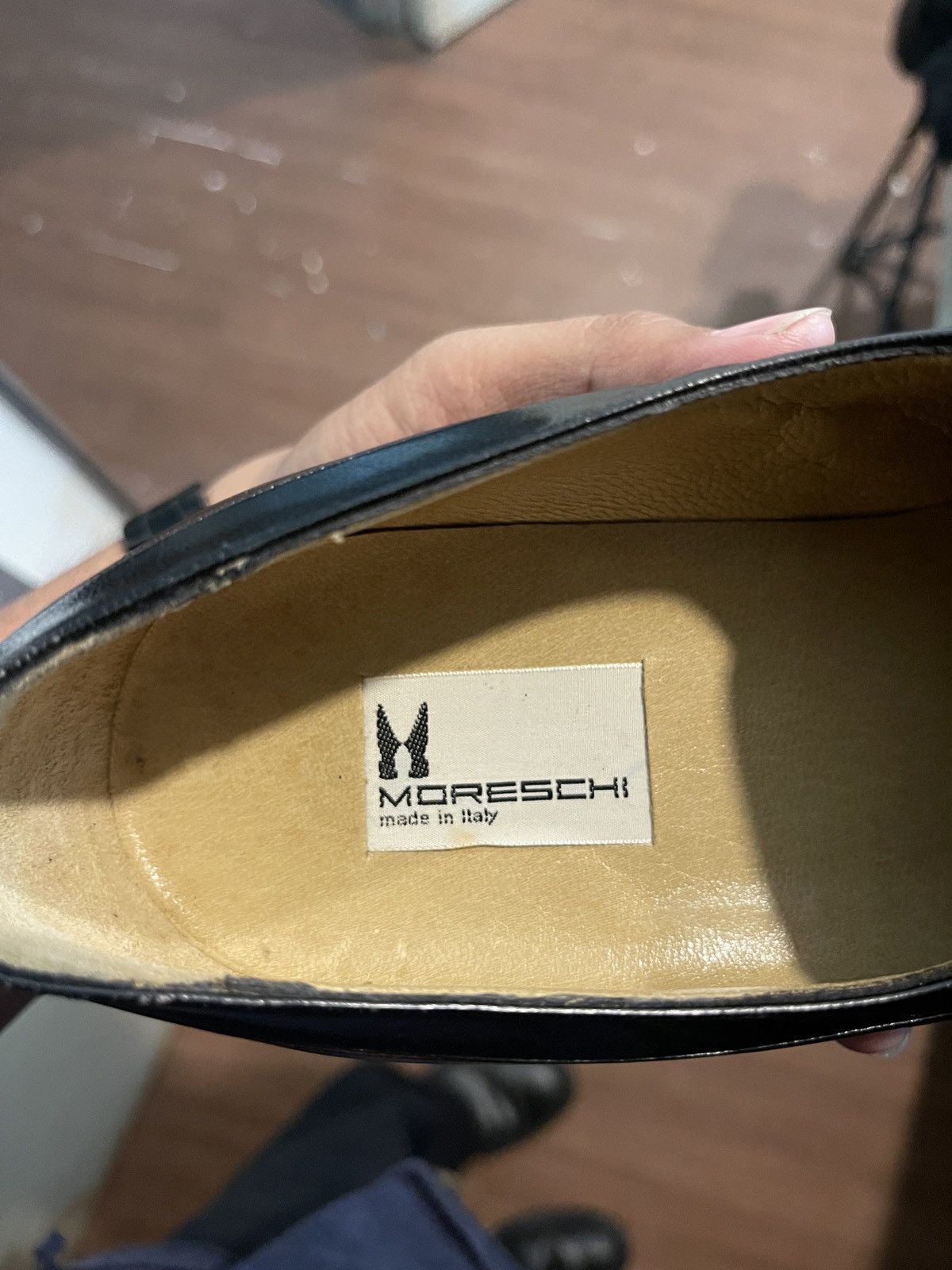 Moreschi MORESCHI Black Leather Loafers Size US 7.5 / EU 40-41 - 6 Thumbnail