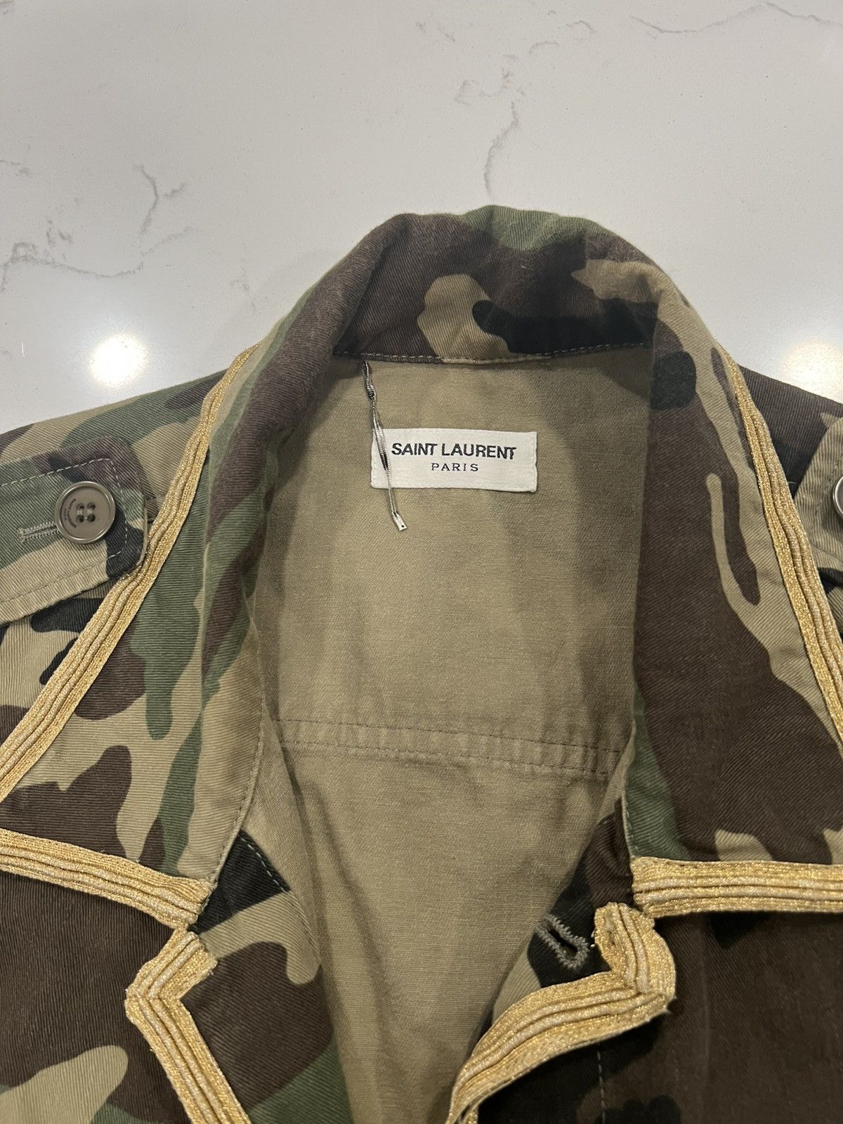 Saint Laurent Paris Saint Laurent camo jacket Size US M / EU 48-50 / 2 - 2 Thumbnail