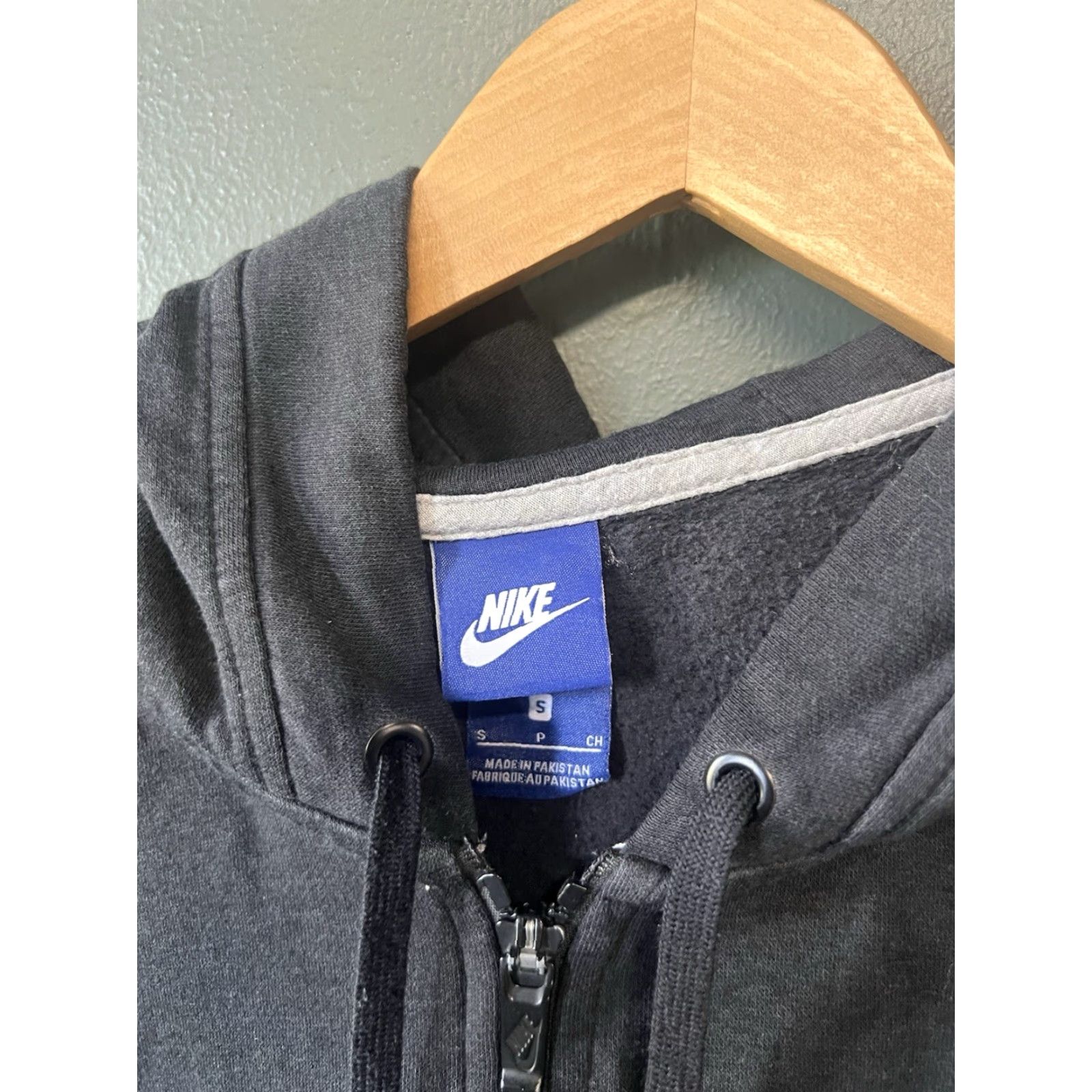 Nike Nike Sportswear Womens Black Full Zip Hooded Sweatshirt Size Small Size S / US 4 / IT 40 - 3 Thumbnail
