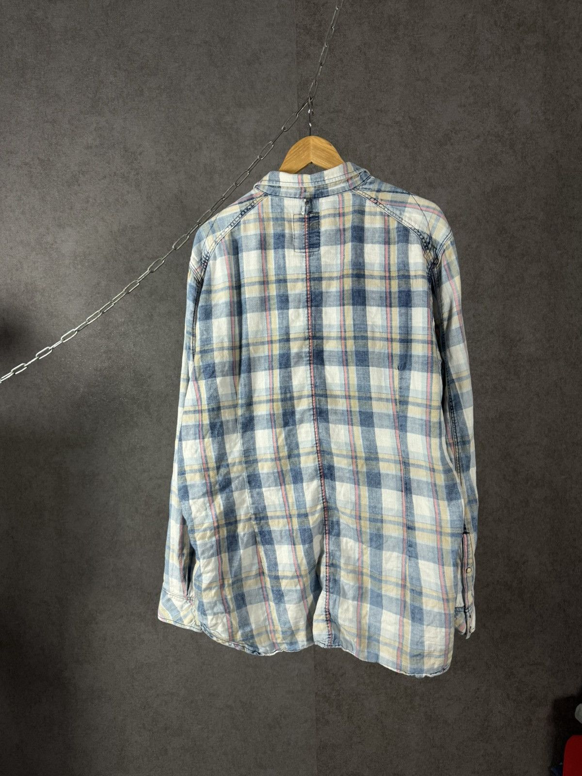 G-Star G Star Raw designer double pocket checkered shirt Size US XXL / EU 58 / 5 - 7 Thumbnail