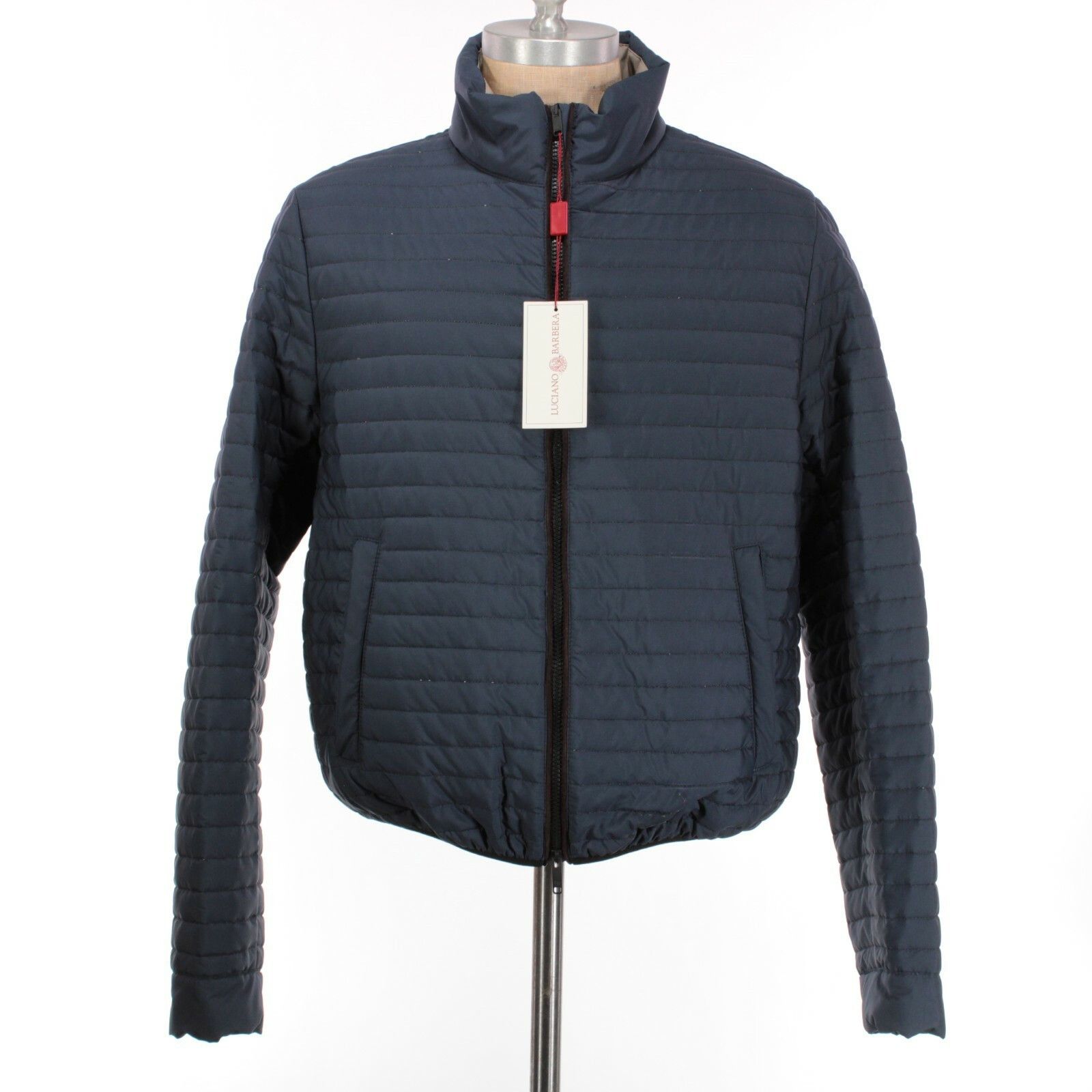 Luciano Barbera Luciano Barbera Jacket Size M US In Blue Polyester Size US M / EU 48-50 / 2 - 1 Thumbnail