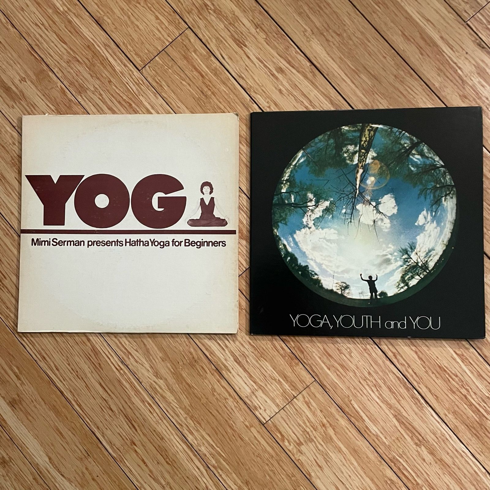 Other Lot of (2) Vintage Instructional Yoga Vinyl Records albums Size ONE SIZE - 1 Thumbnail