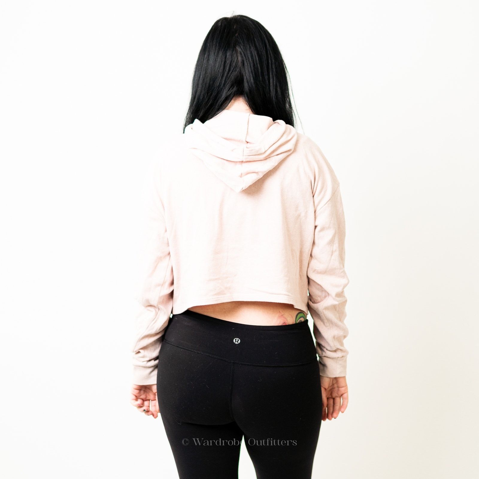 H&M H&M Pastel Pink Cropped Hoodie Size L / US 10 / IT 46 - 6 Thumbnail