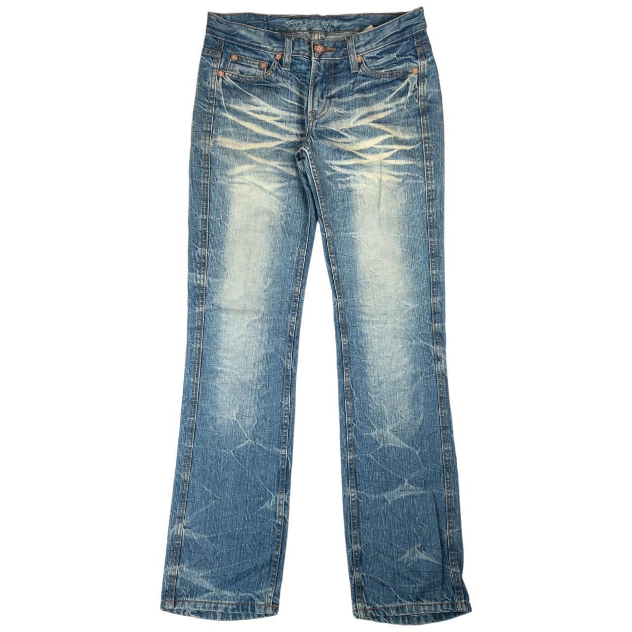 Other Vintage Oniarai Sequin Devil Japanese Denim Jeans Size W30 Size US 30 / EU 46 - 3 Thumbnail