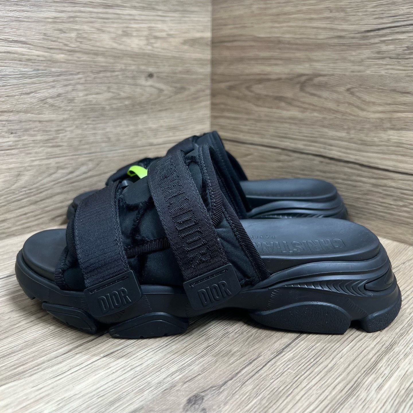 Dior Dior Black Sandals us_6 Women Size US 6 / IT 36 - 1 Thumbnail
