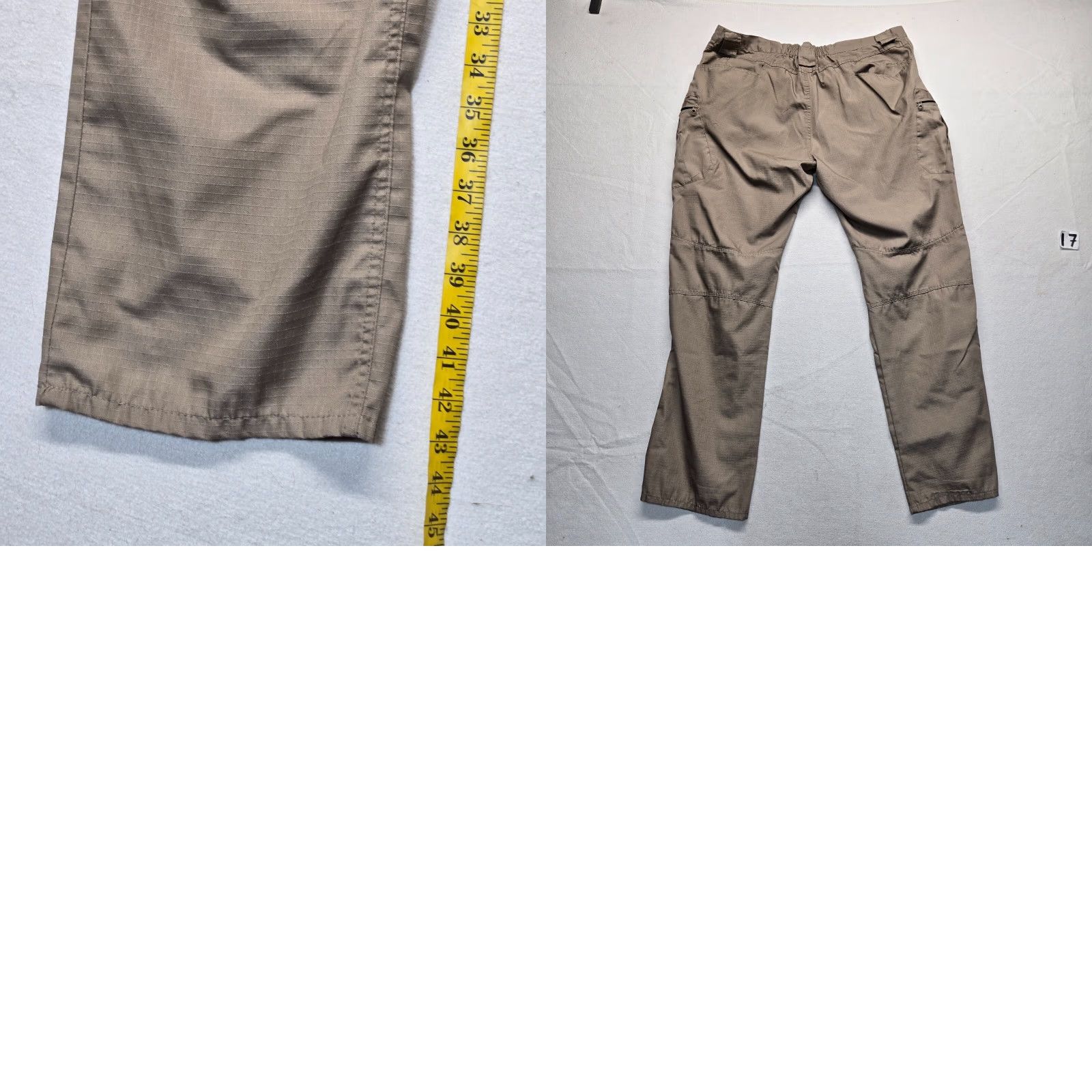 Vintage Solid Brown Cargo Pants Tactical Adult Women's Waist Size 40 Size 27" / US 4 / IT 40 - 8 Thumbnail