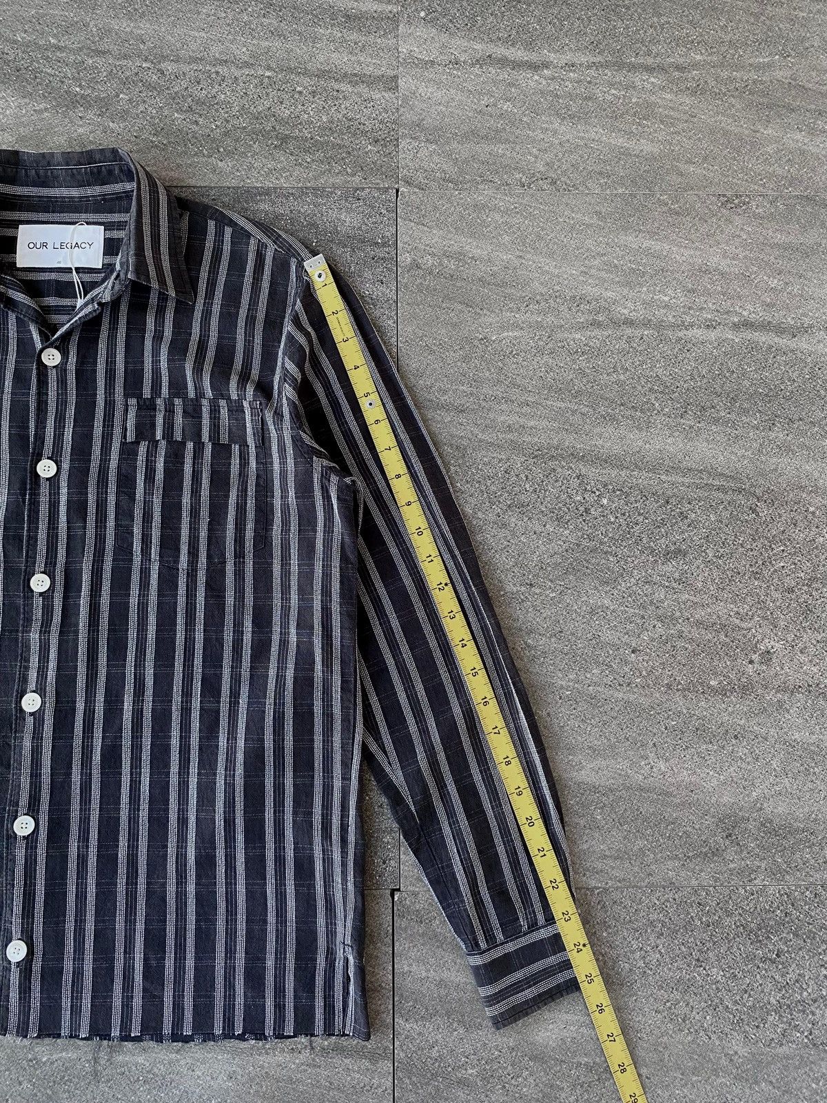 Our Legacy FREE TAX! Cropped Striped Ls Shirts Size US S / EU 44-46 / 1 - 12 Thumbnail