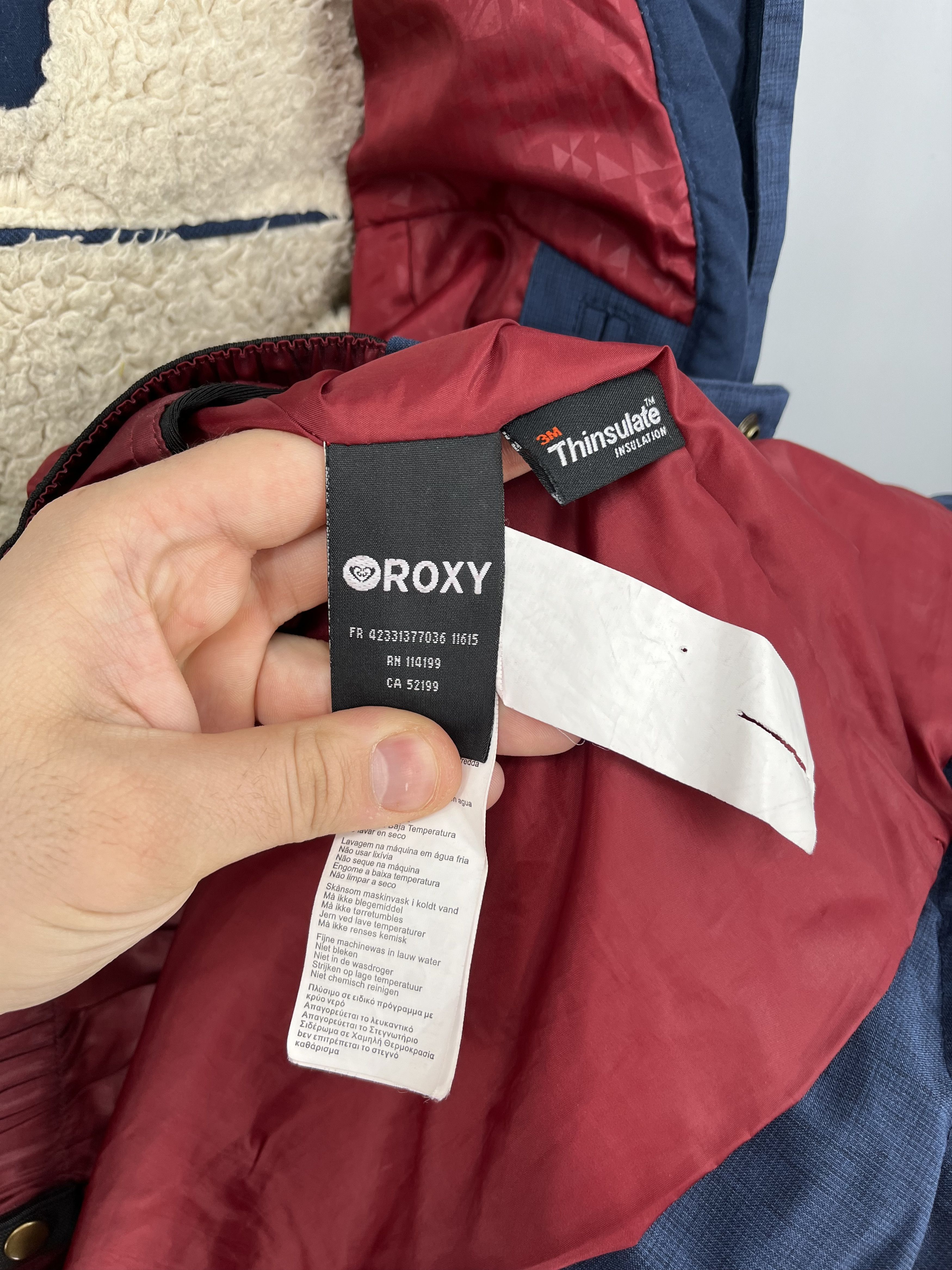 Quiksilver Vintage 90s Roxy Quicksilver Jacket pull over ski jacket Size US XS / EU 42 / 0 - 16 Thumbnail