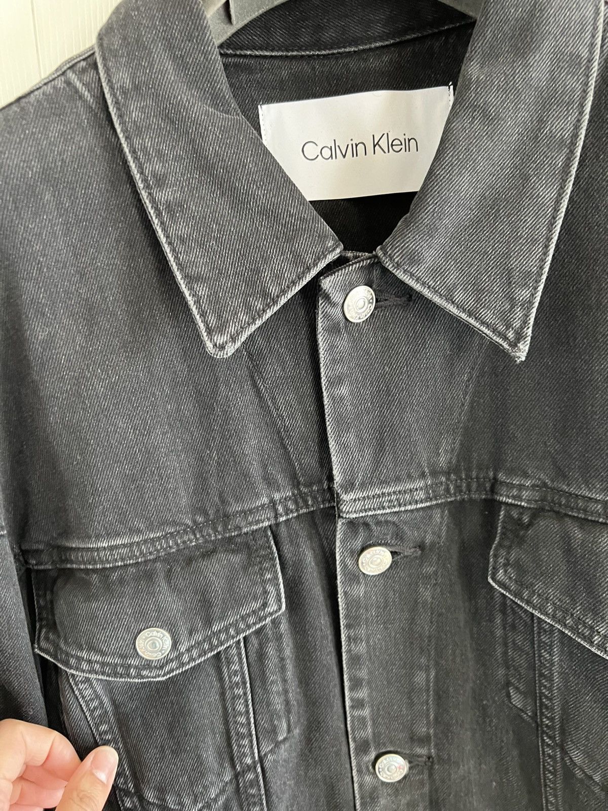 Calvin Klein Denim Jacket size L NWOT Size US L / EU 52-54 / 3 - 8 Thumbnail