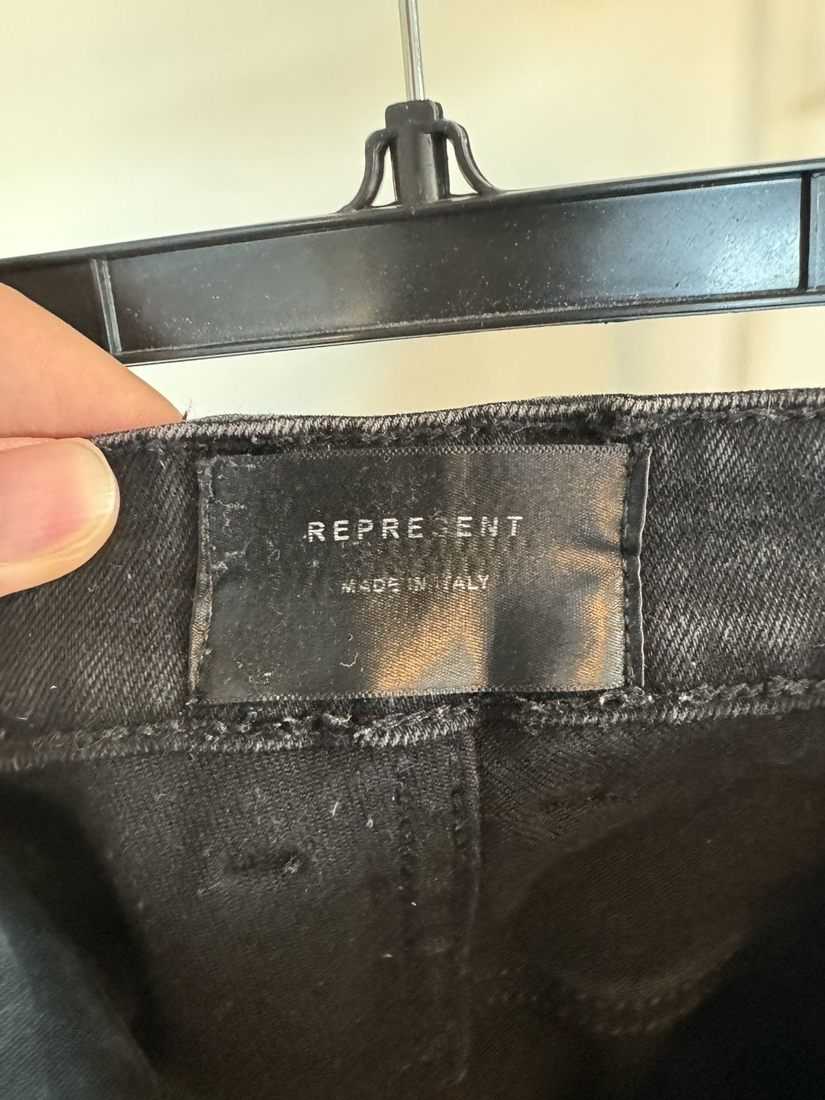 Represent Clo. WIDE AWAKE DESTROYER DENIM JEANS Size US 32 / EU 48 - 4 Thumbnail