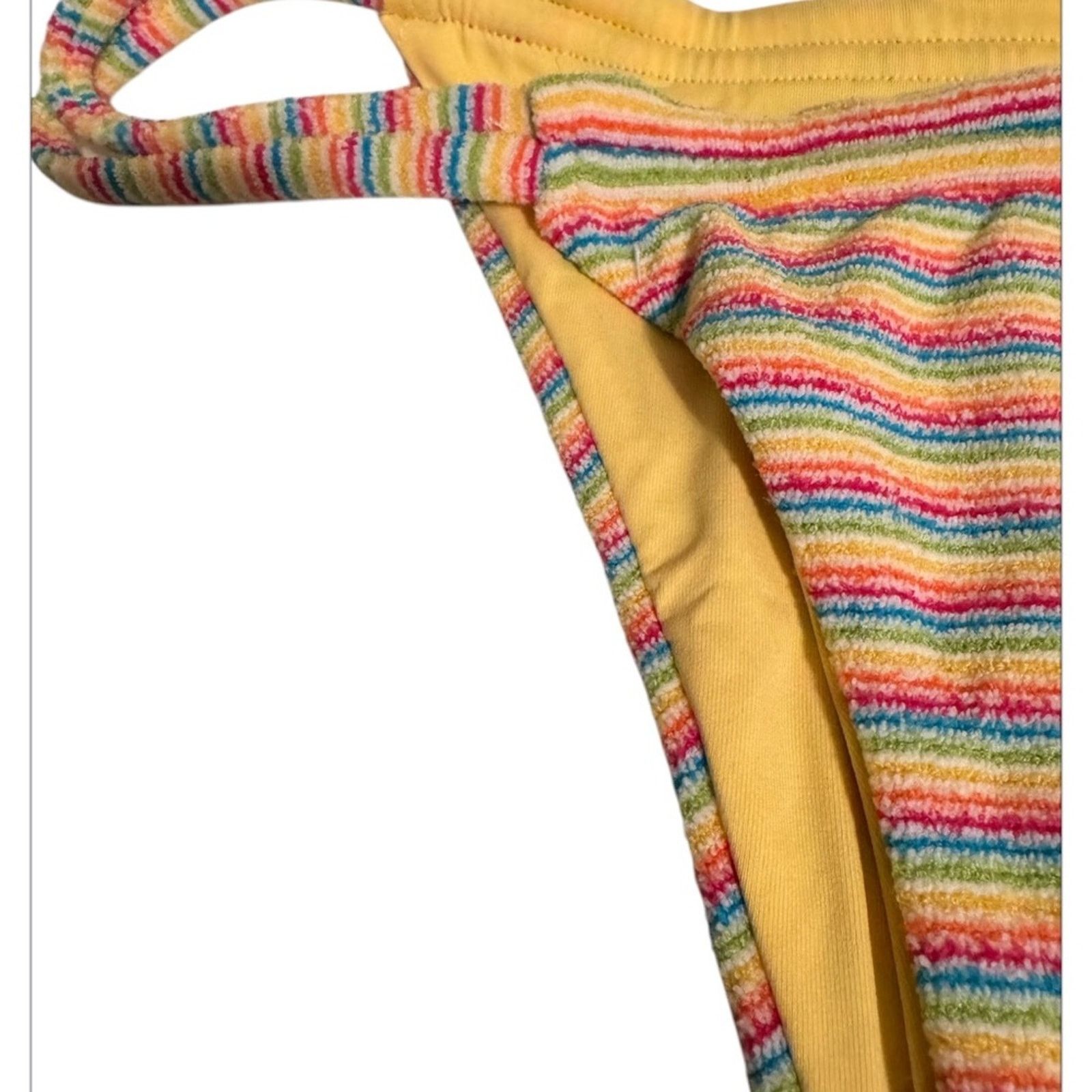 Free People Free People X Toast Swim Bikini Bottom, Rainbow Rib Size XS Size ONE SIZE - 10 Thumbnail