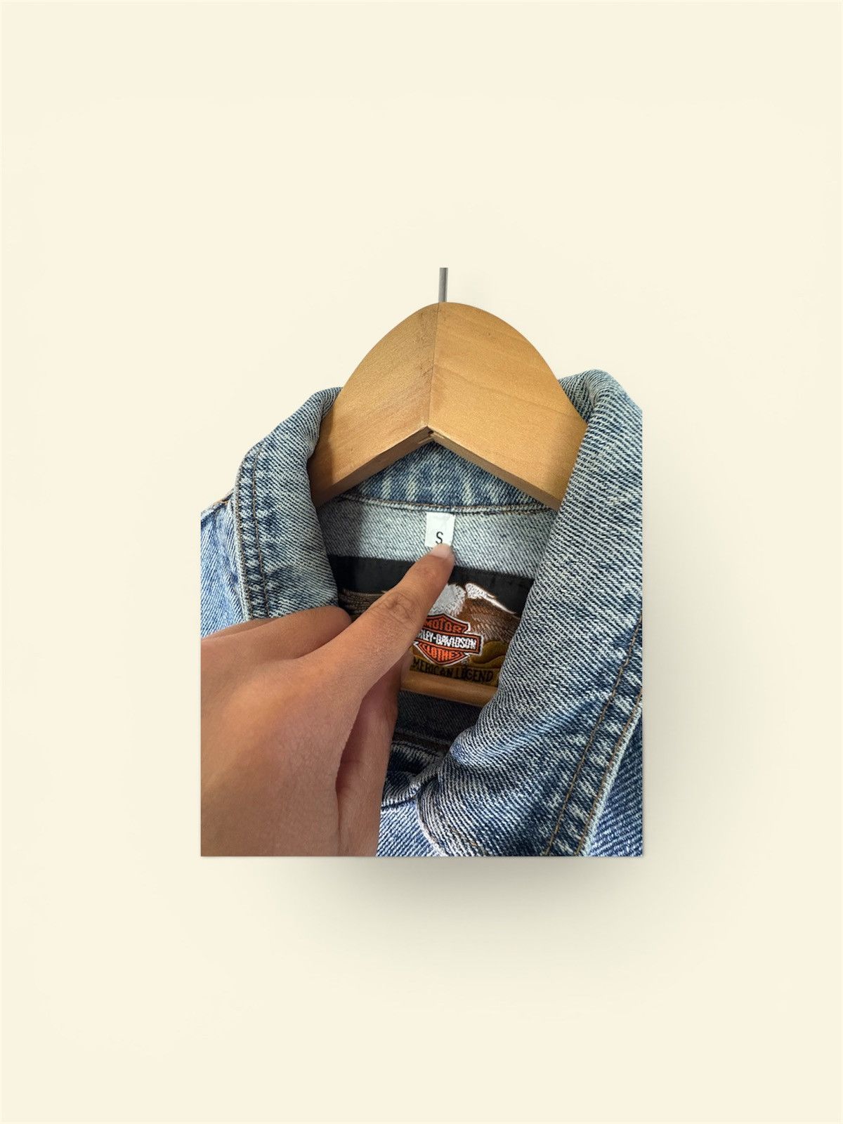 Harley Davidson 90’s Harley Davidson Denim Jacket Size Small Size US S / EU 44-46 / 1 - 4 Thumbnail