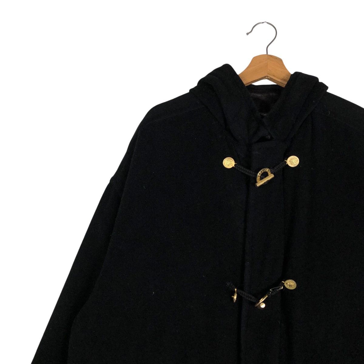 Versace Jeans Couture Vintage Heavy Wool Jacket Black Versace Jeans Couture Italy Size US M / EU 48-50 / 2 - 8 Thumbnail