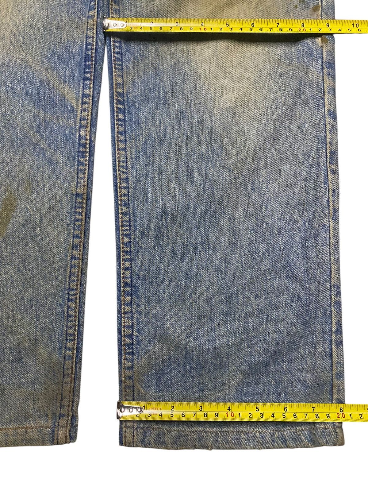 Levi's Vintage Levis 502 80s Mud Wash Distressed Loose Jeans Size US 33 - 16 Thumbnail