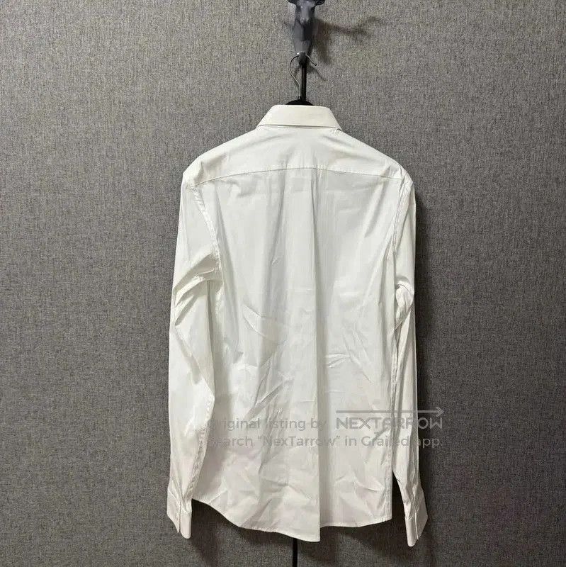 Miu Miu Miu Miu Men's White Cotton Long Sleeve Shirt . Size US M / EU 48-50 / 2 - 2 Thumbnail