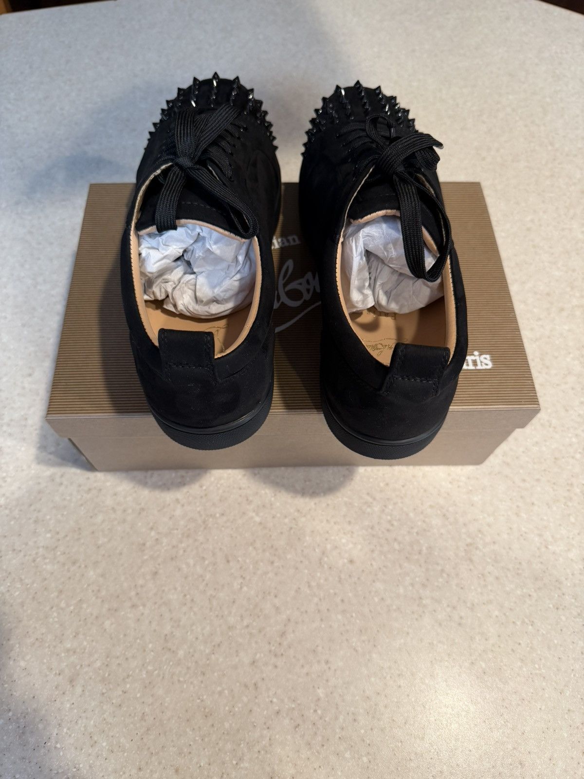 Christian Louboutin Christian Louboutin Men's Louis Junior Spikes Size 45 Size US 11.5 / EU 44-45 - 4 Thumbnail