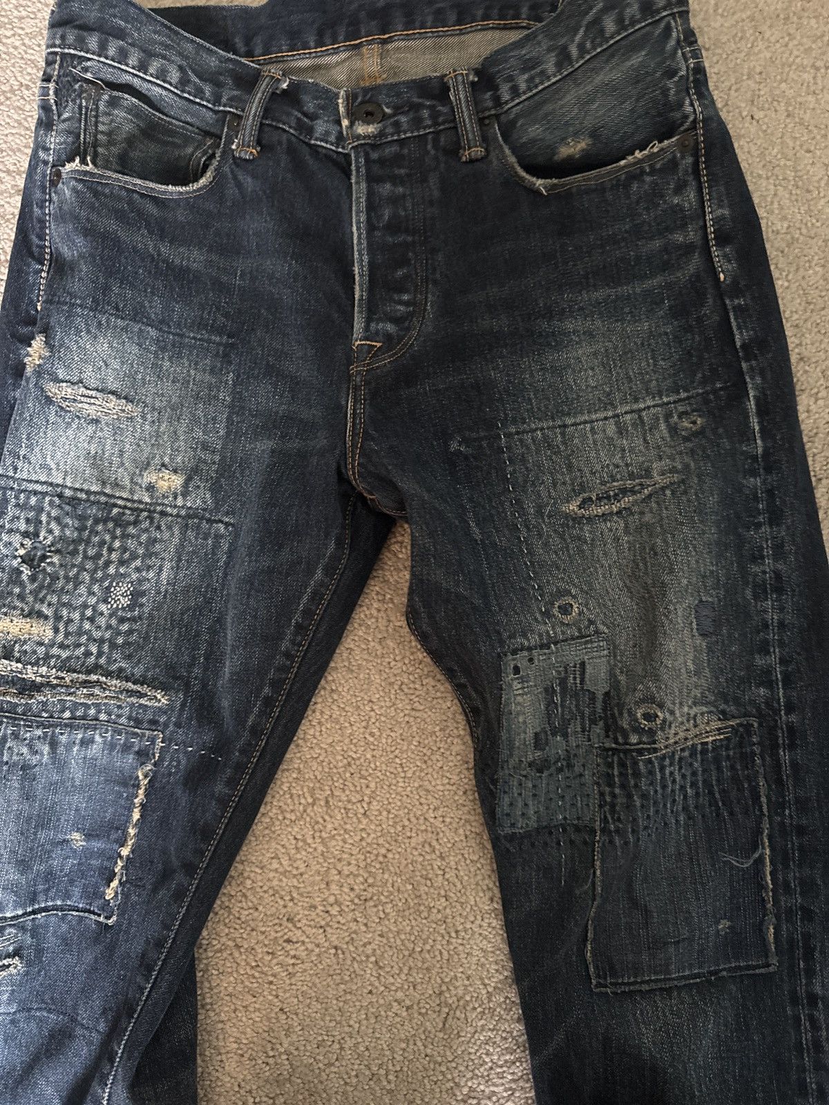 KURO Blue kuro skinny jeans Size US 30 / EU 46 - 3 Thumbnail