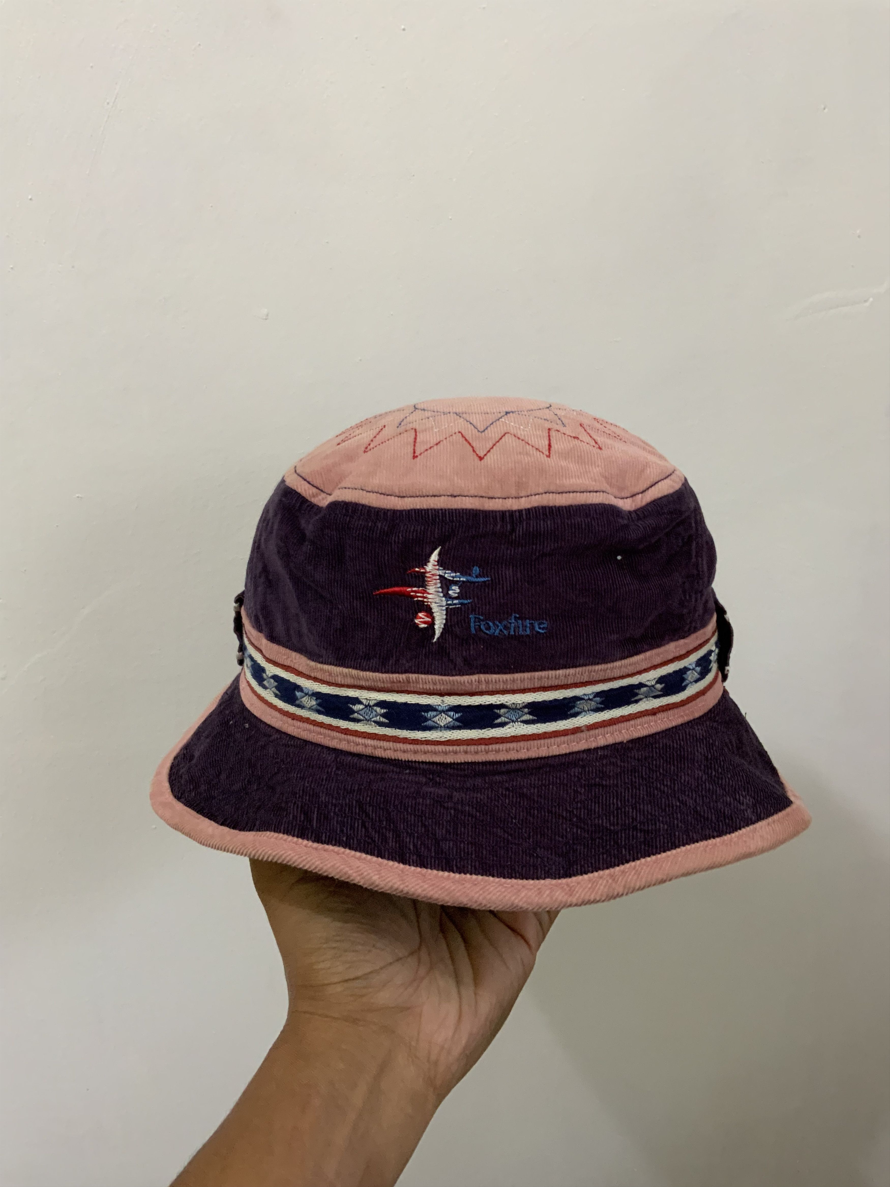 Japanese Brand FoxFire Navajo Native Coduroi Bucket Hat Size ONE SIZE - 5 Thumbnail