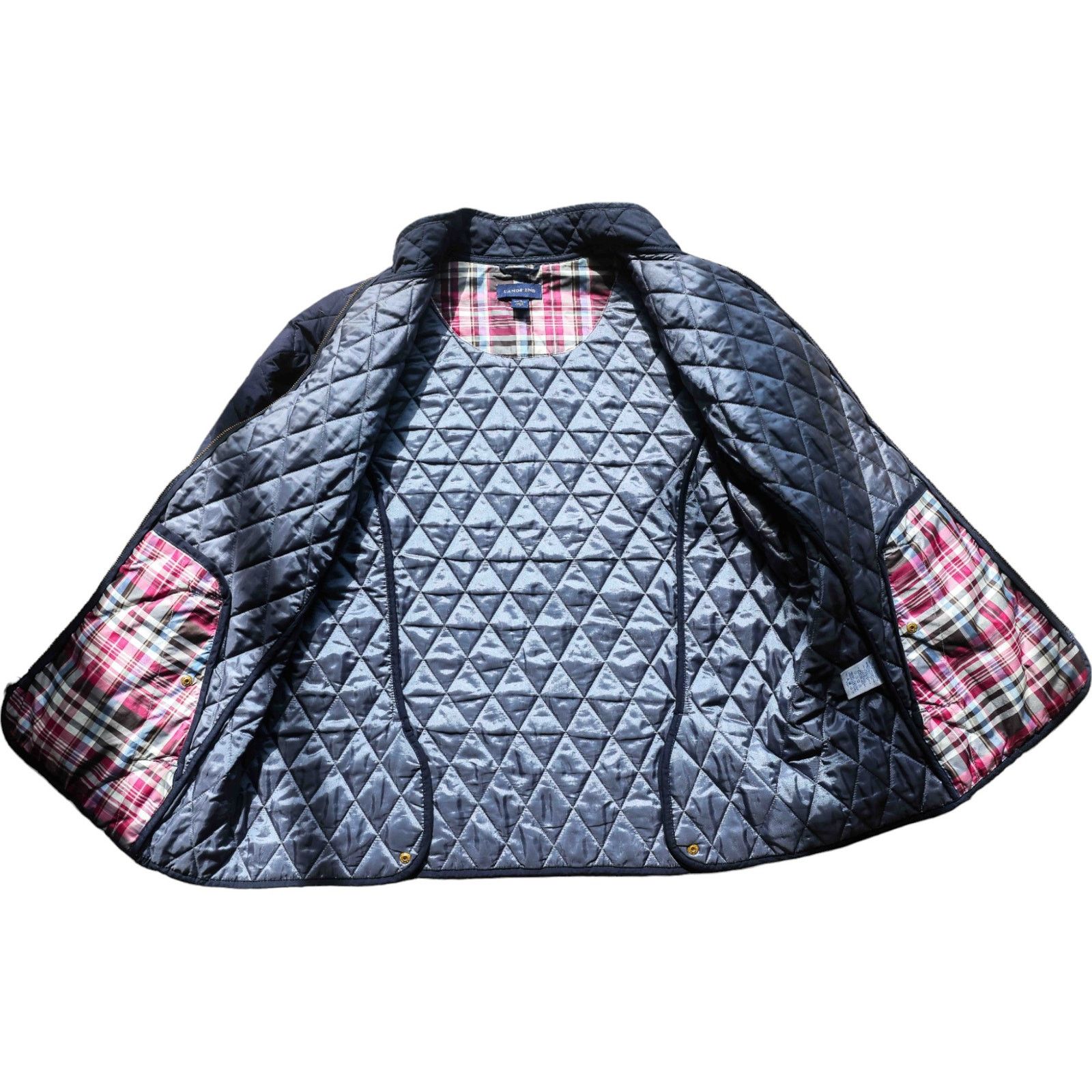 Lands' End Lands'End Women's 16W-18W XL Black Quilted Winter Coat Size XL / US 12-14 / IT 48-50 - 3 Thumbnail