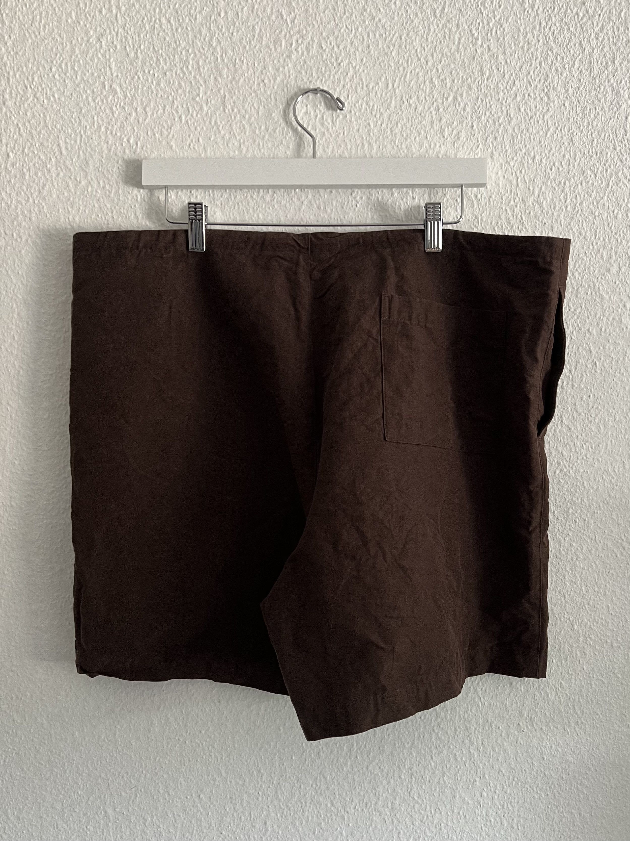 Auralee Auralee High Density Finx Linen Weather Easy Shorts Brown 5 Size US 36 / EU 52 - 6 Thumbnail