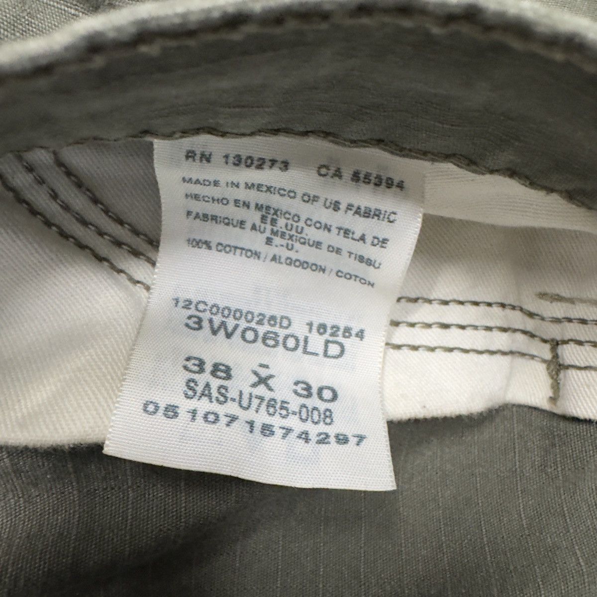 Carhartt × Vintage Vintage Wrangler Riggs workwear Cargo Utility Pants 38x29 Size US 38 / EU 54 - 9 Thumbnail