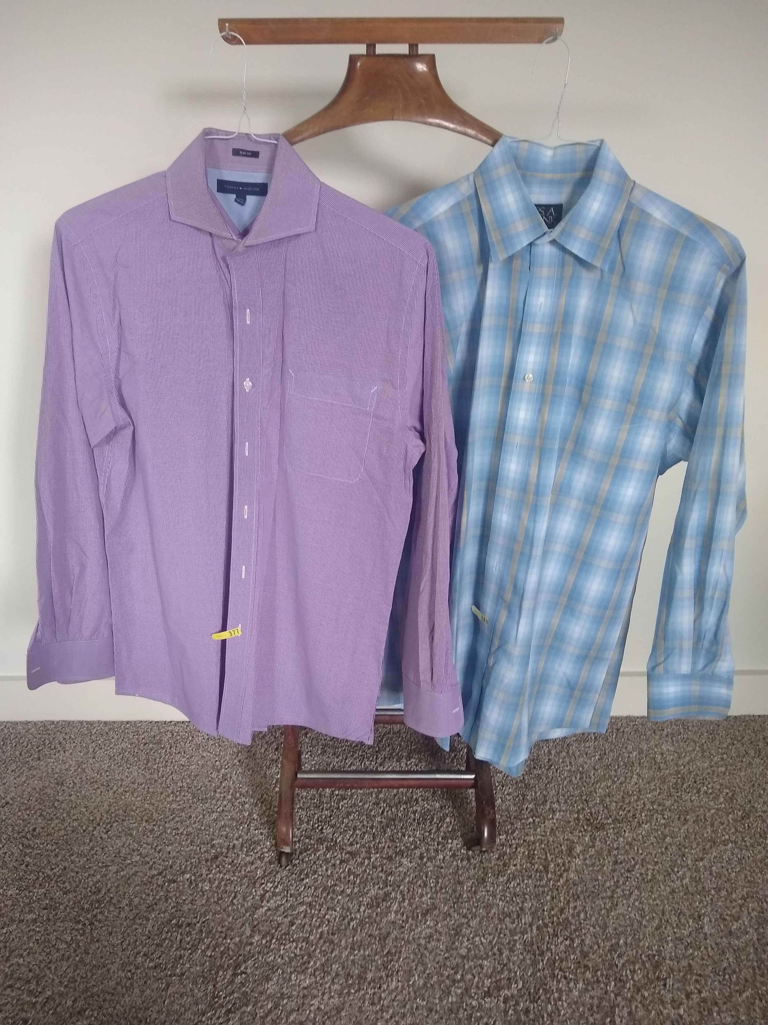Tommy Hilfiger Oxford Dress Shirts Size US M / EU 48-50 / 2 - 1 Preview