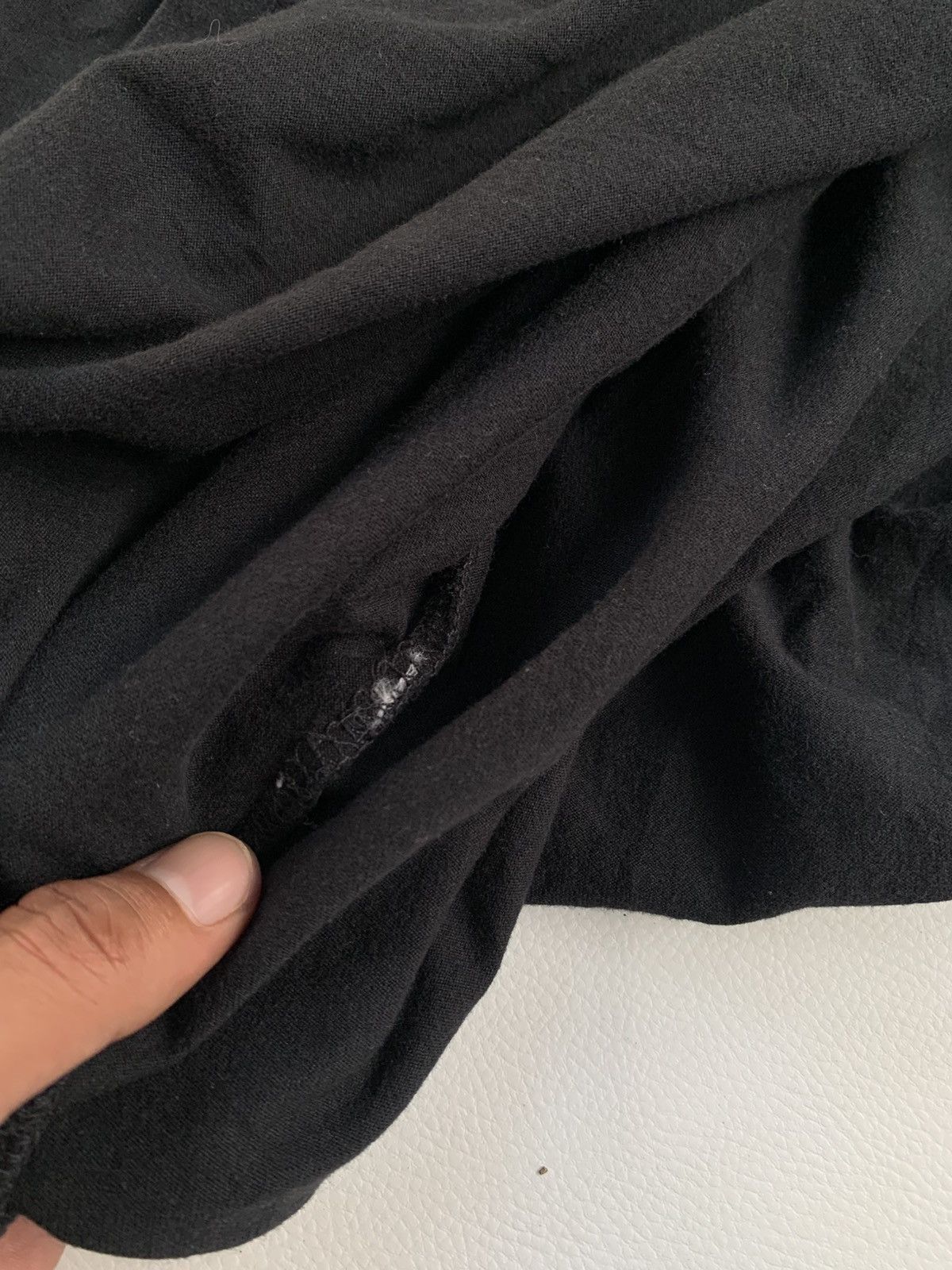 BEANPOLE × Vintage Bean Pole Vtg 90s Style Double Layer Black Long Sleeve Size US L / EU 52-54 / 3 - 10 Thumbnail