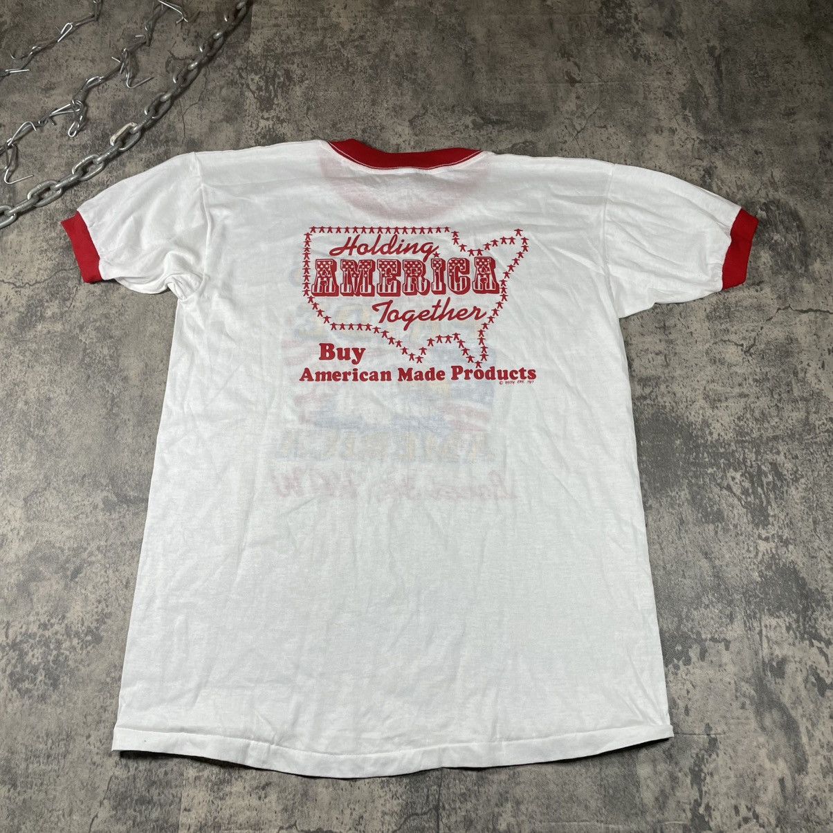 Other America union pride Vintage 90s tshirt Size US XL / EU 56 / 4 - 5 Thumbnail