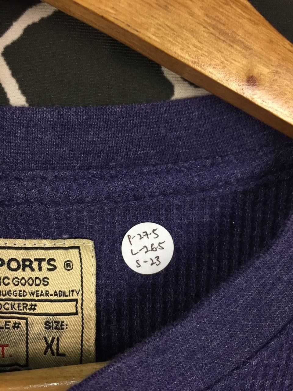 Vintage Vtg Big Ball Sports Waffle Knit Thermal Henley Tee Size US XL / EU 56 / 4 - 8 Thumbnail