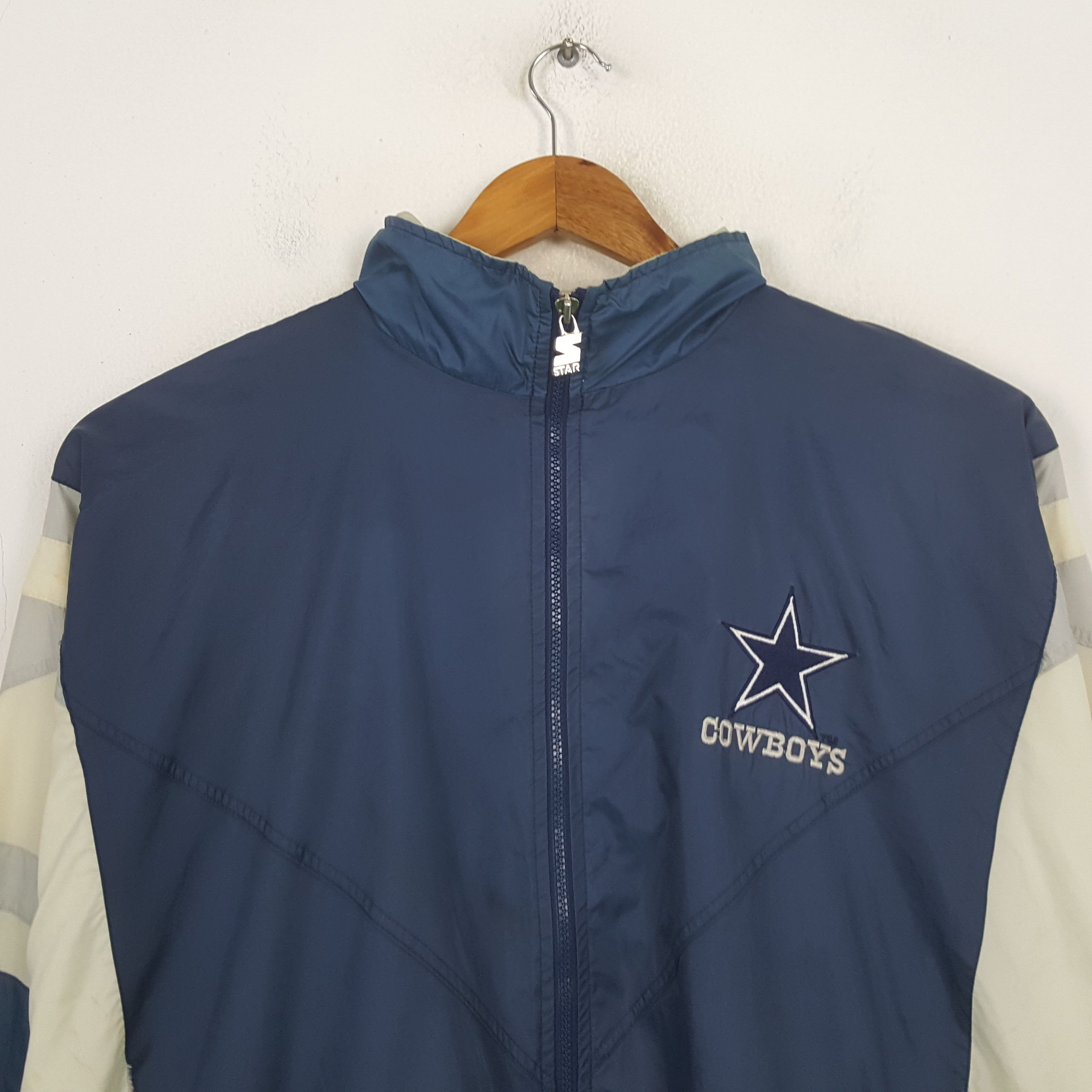 NFL Vintage Cowboys American Football NFL Team Jacket C302N5 Size US XL / EU 56 / 4 - 4 Thumbnail